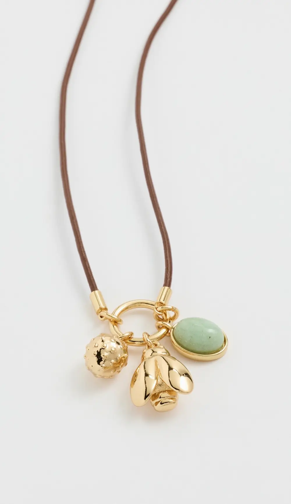 Madewell Bee Charm Cord Necklace