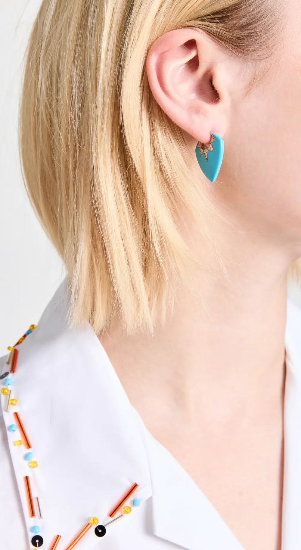 Sorellina 18k Guitar Picks Earrings