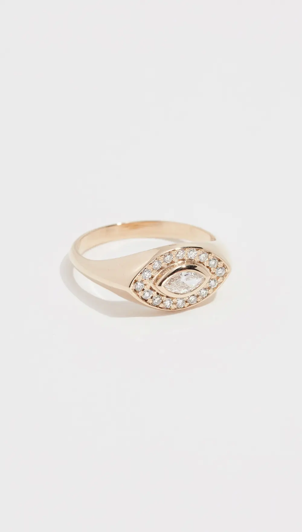 Zoe Chicco 14k Marquis Signet Ring