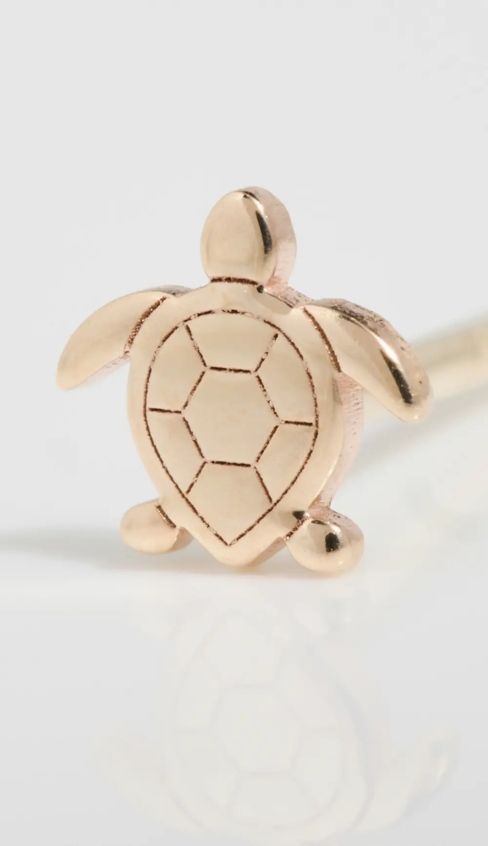Zoe Chicco 14k Gold Itty Bitty Turtle Single Stud Earring