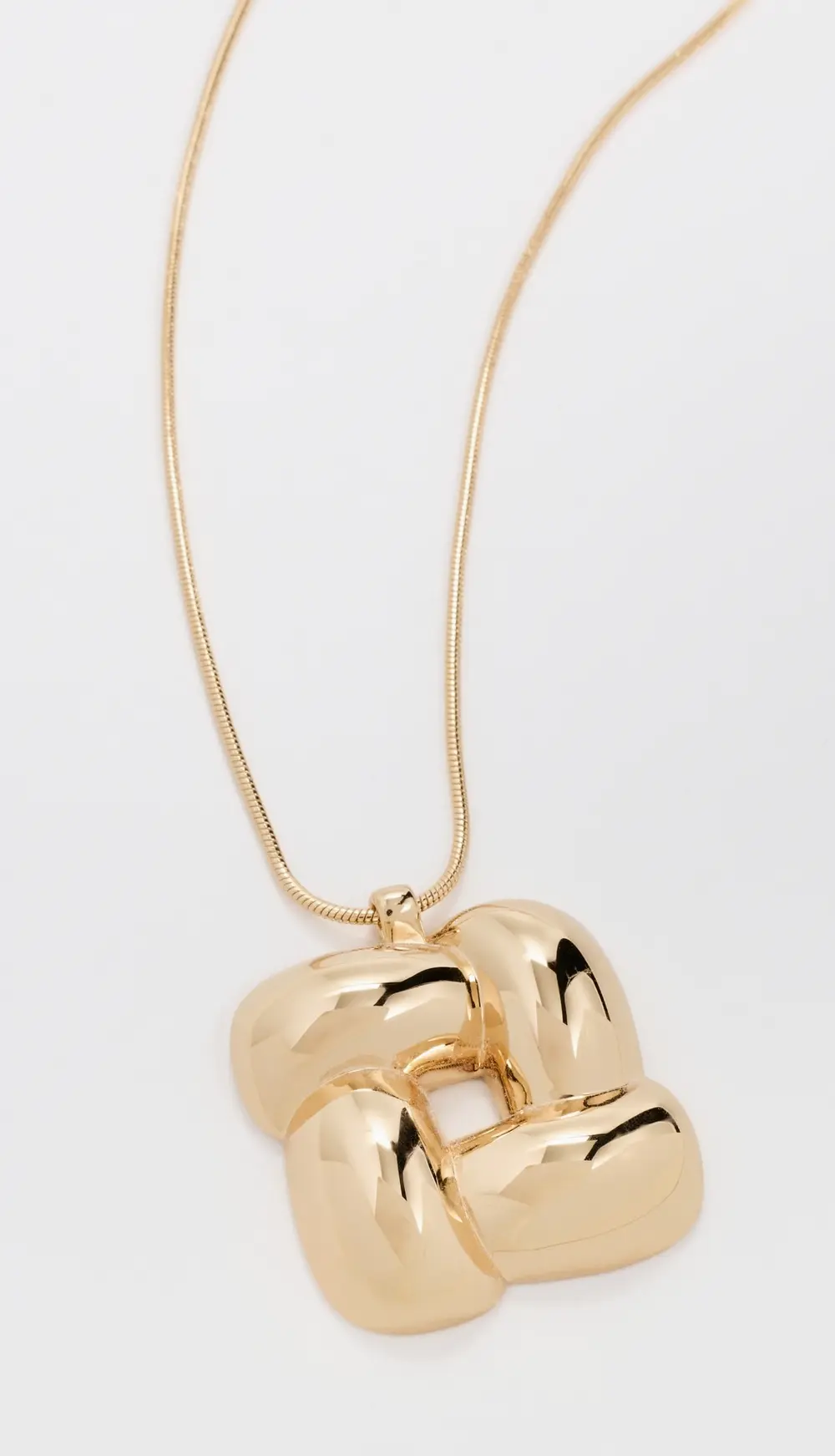 JENNY BIRD Woven Square Pendant Necklace