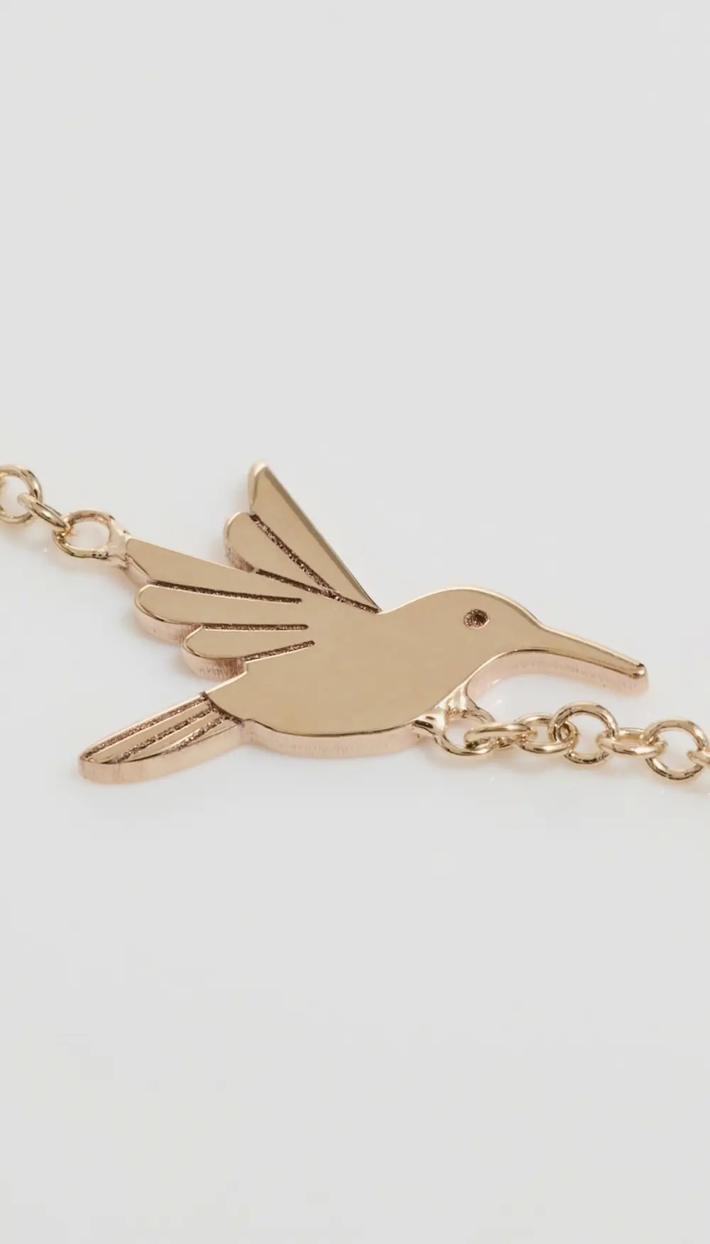 Zoe Chicco 14k Gold Midi Bitty Hummingbird Bracelet