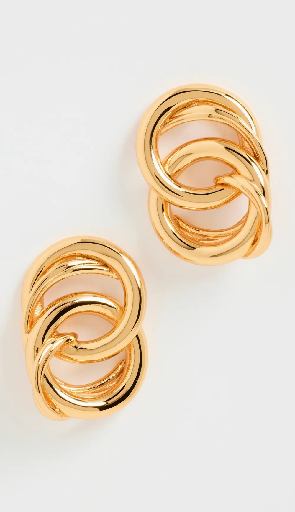 Galley Los Angeles Triple Infinity Earrings