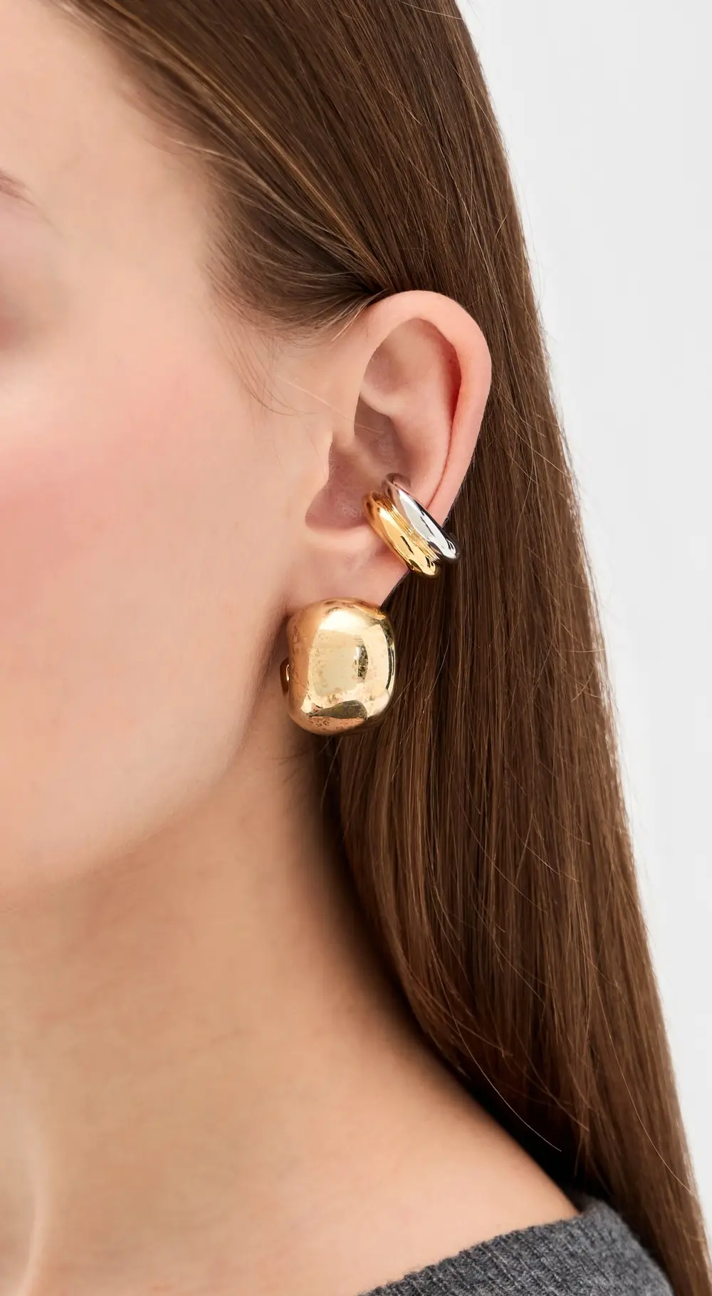 Martha Calvo Two Tone Double Ear Cuff