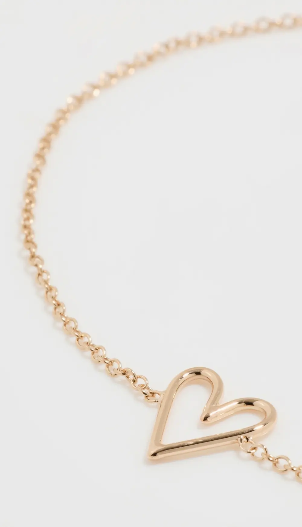 Zoe Chicco 14k Gold Tiny Open Heart Bracelet