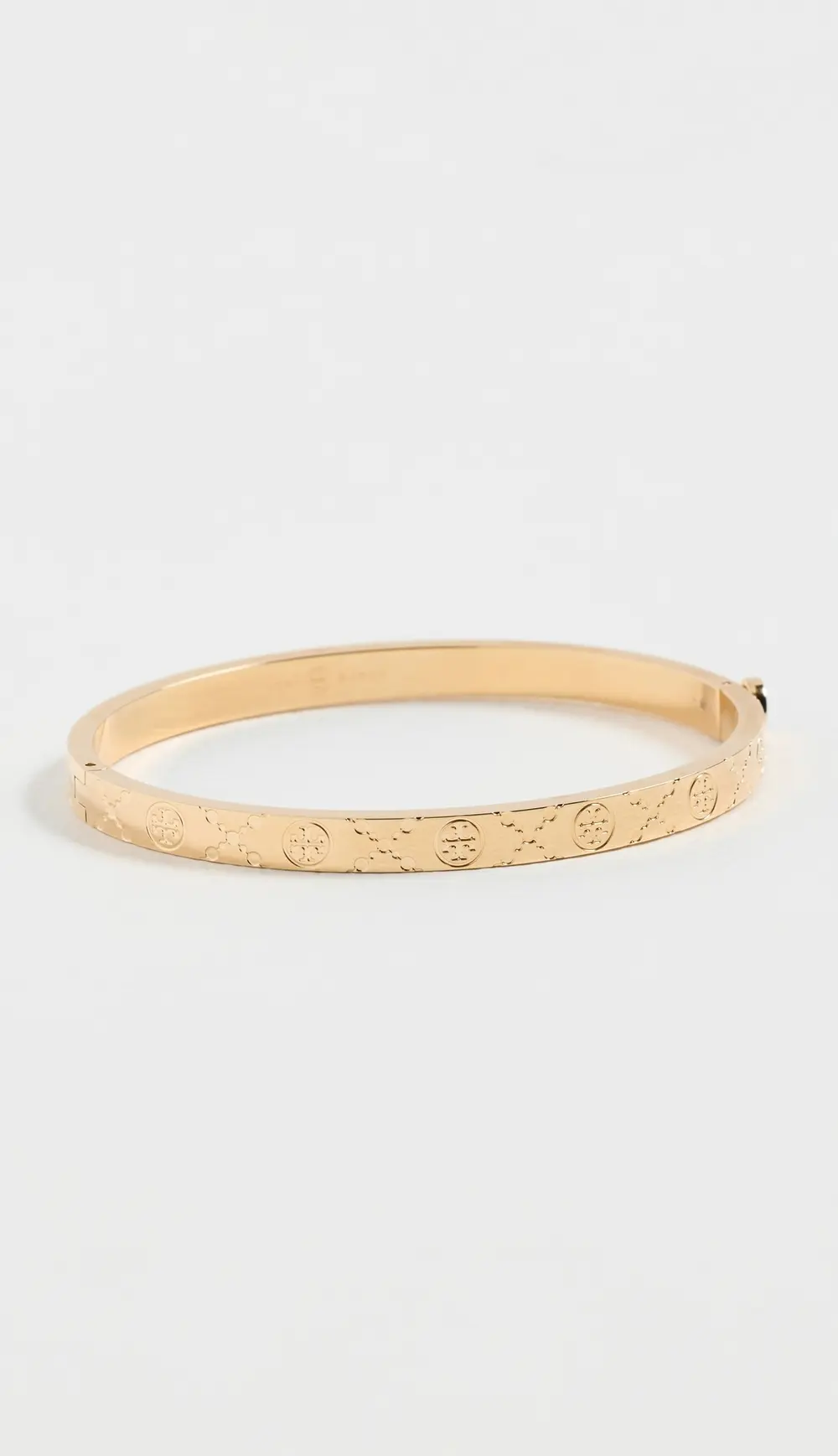 Tory Burch Thin Icon T Monogram Hinge Bracelet
