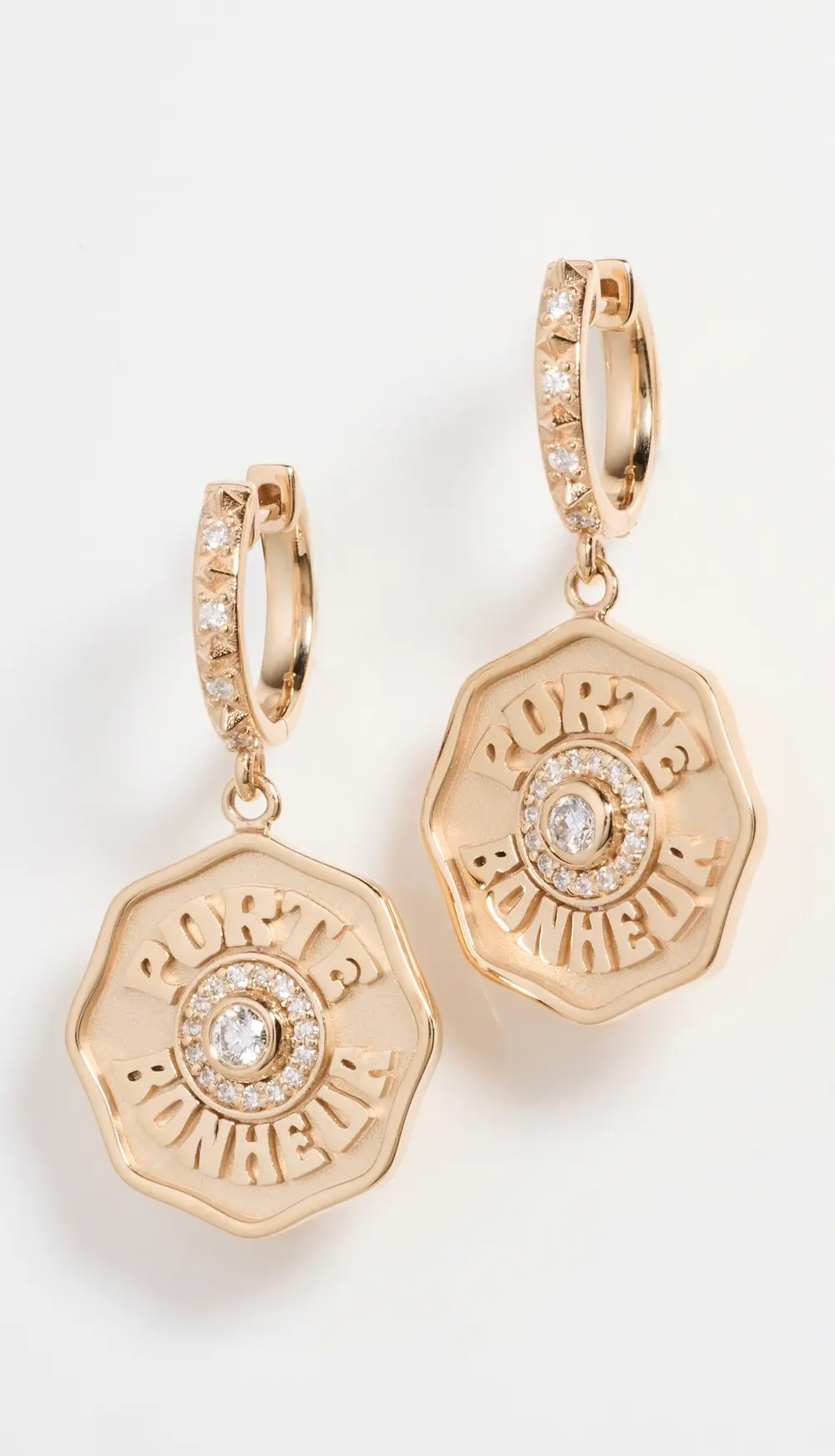 Marlo Laz 14k Mini PB Earrings