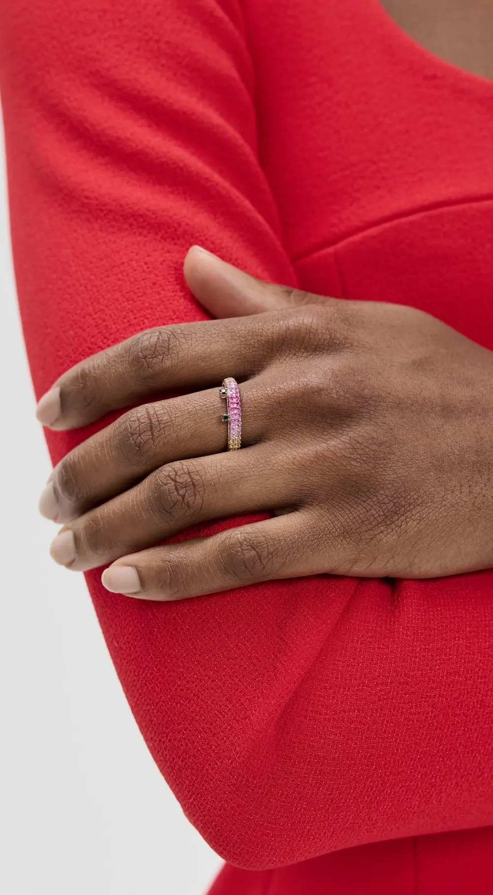 Yvonne Leon Alliance Crapaud Rainbow Jaune Ring