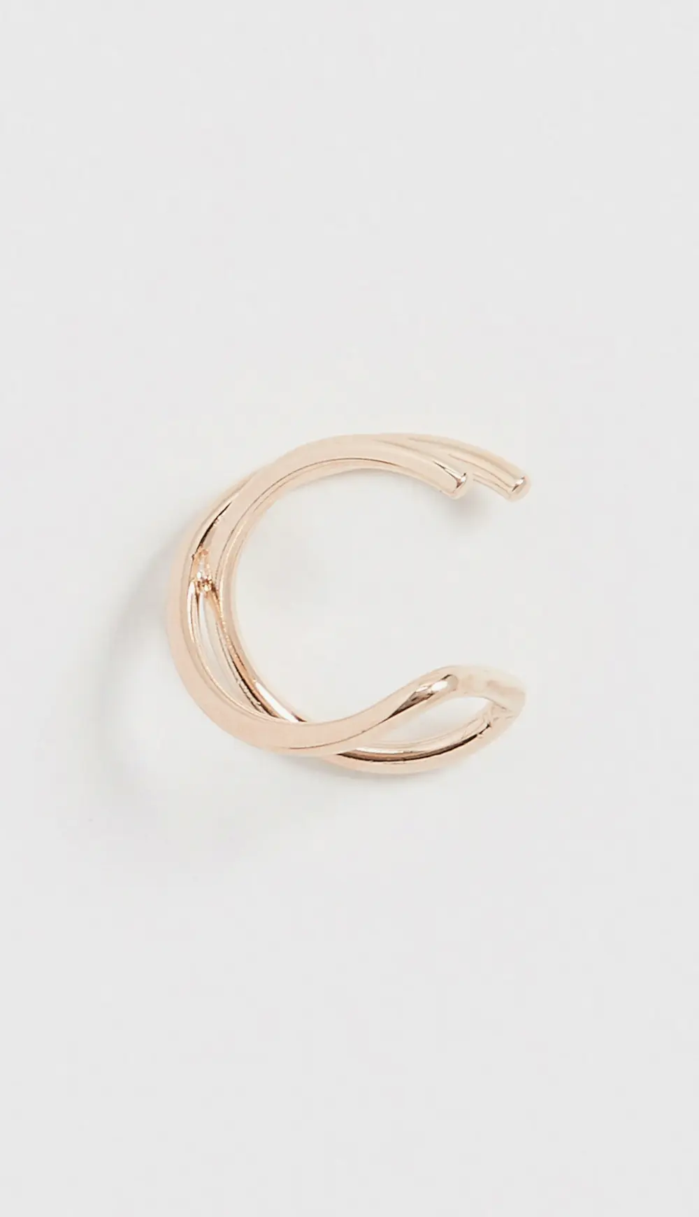 Zoe Chicco 14k Gold Thin X Wire Ear Cuff