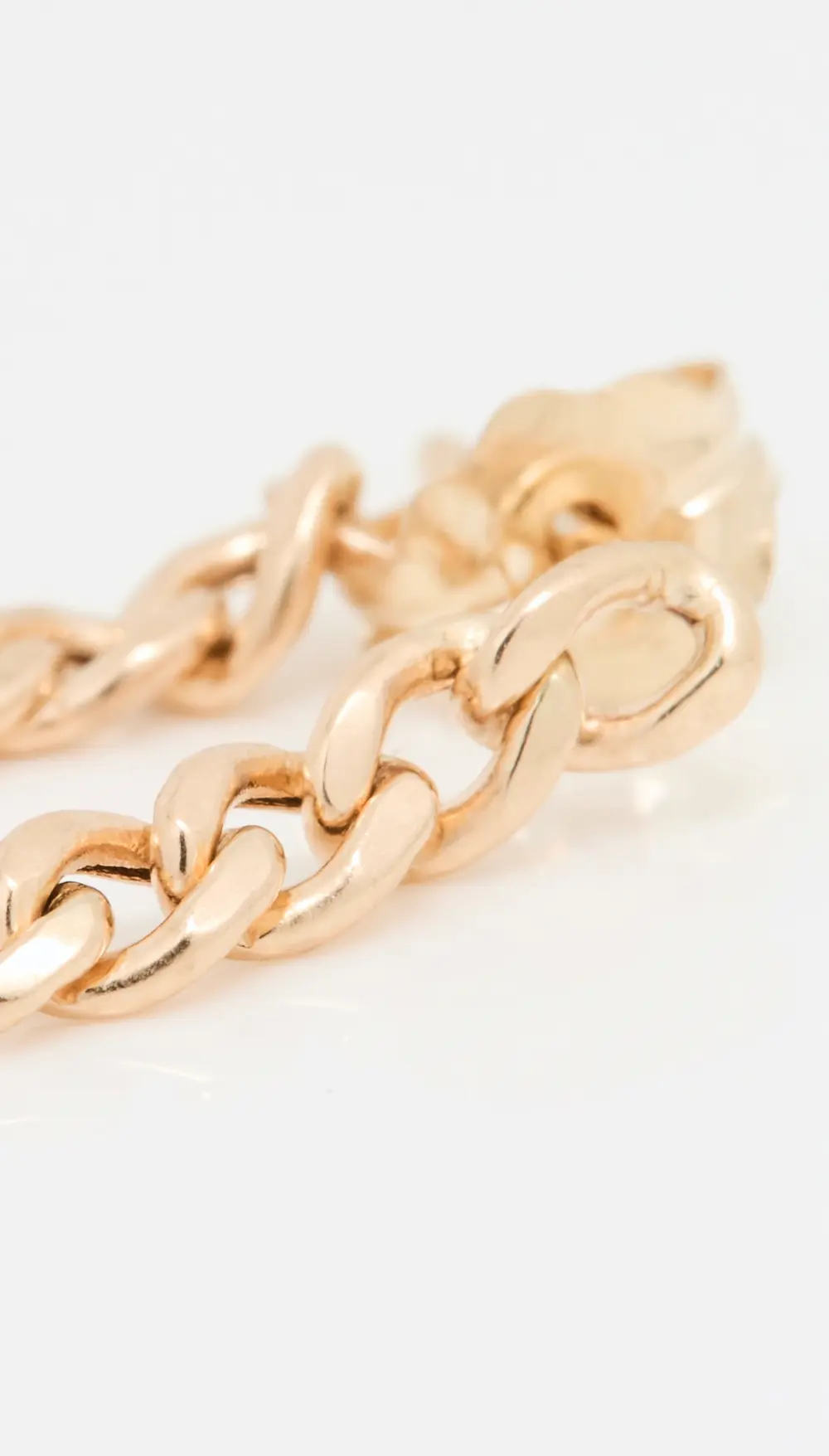 Zoe Chicco 14k Gold Small Curb Chain Huggie Earrings