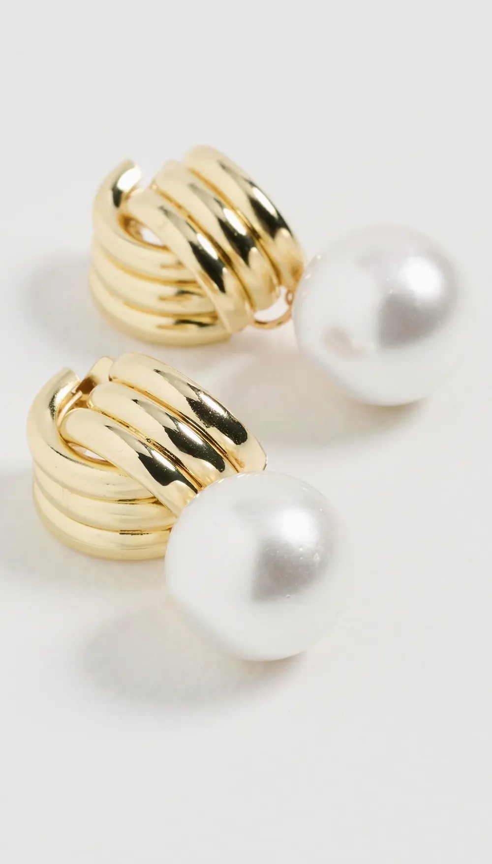 SHASHI Knot Pearl Drop Earrings