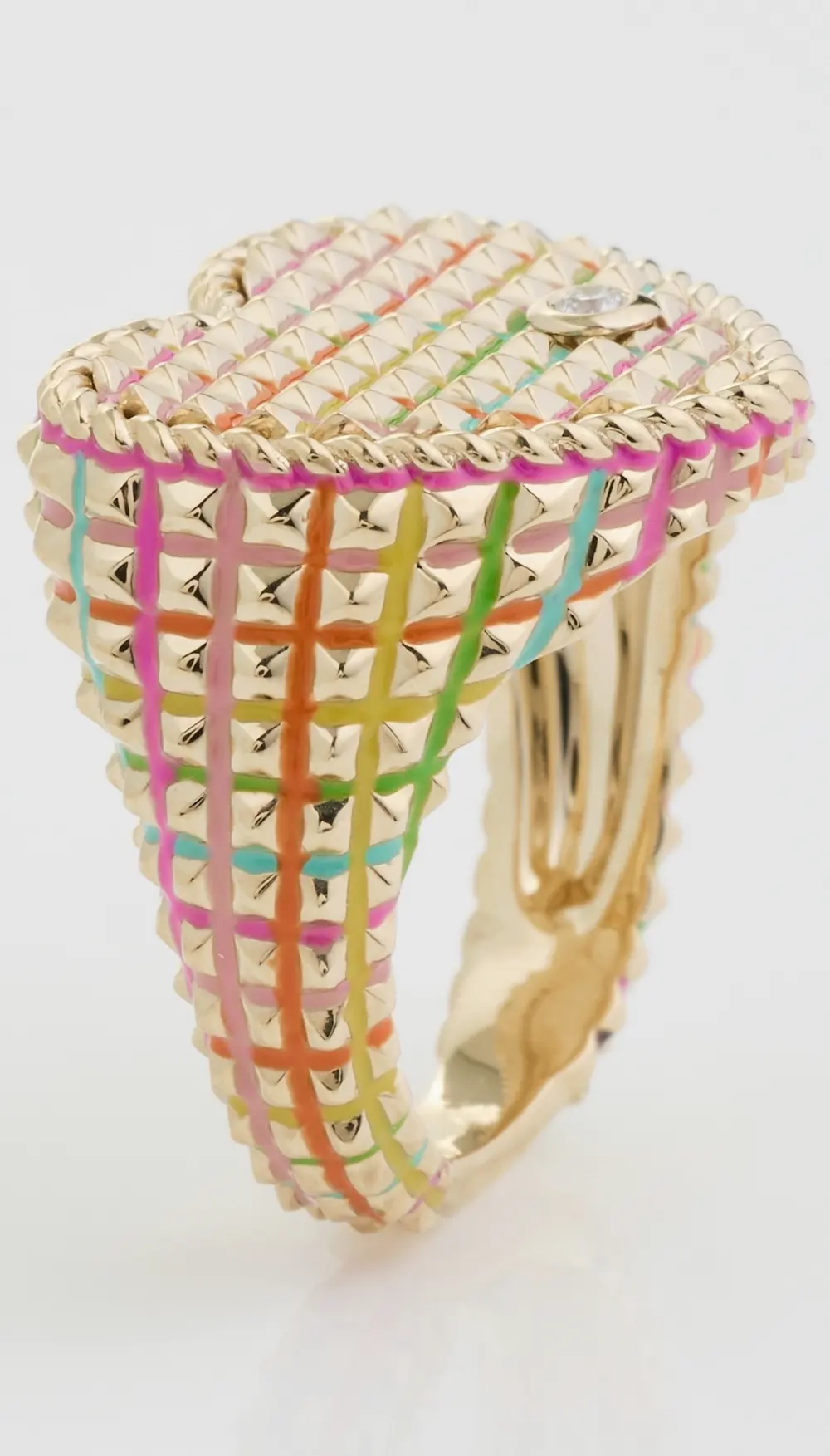 Yvonne Leon Chevaliere Cur Picotti Rainbow Ring