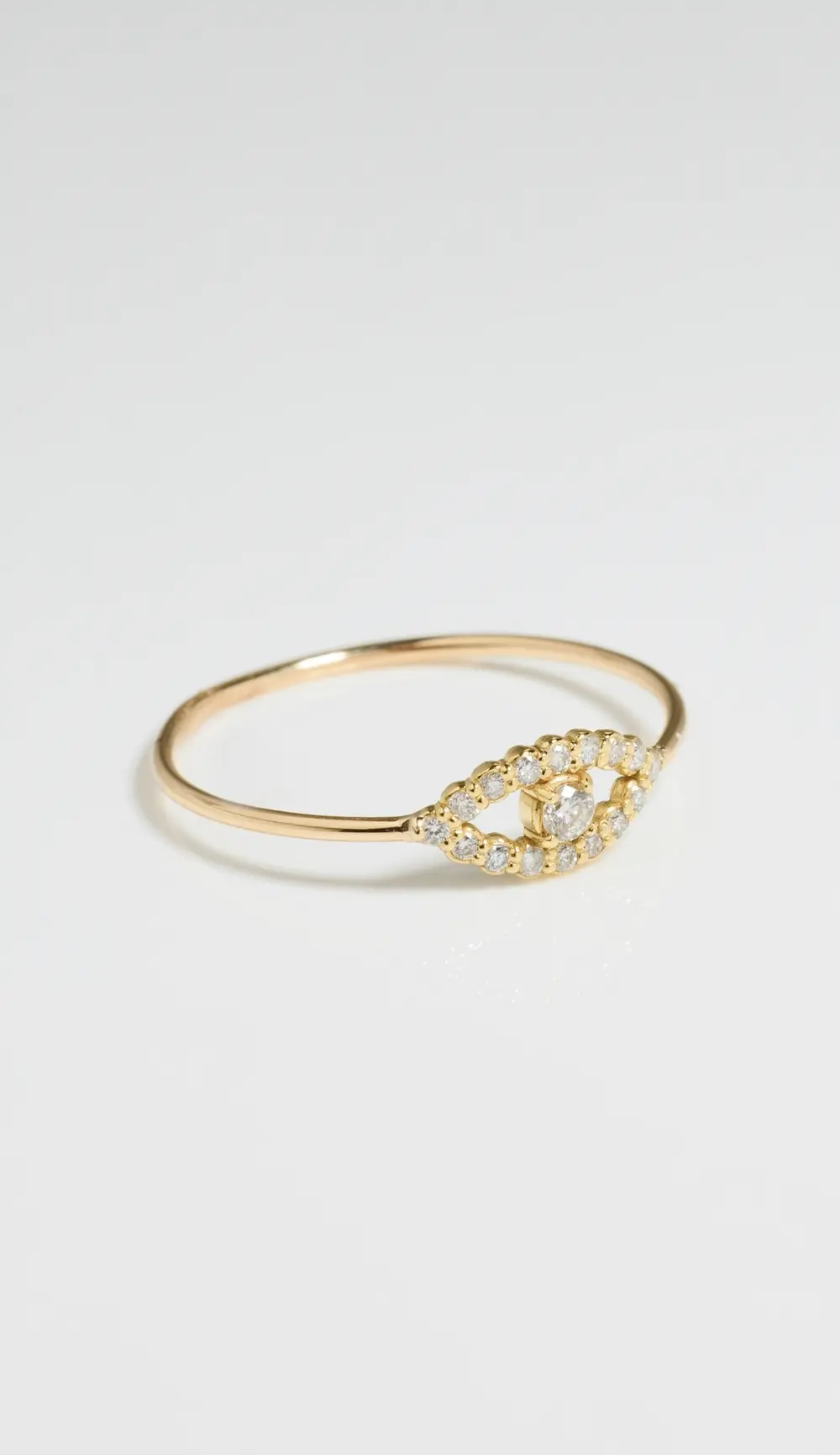 Jennifer Meyer Jewelry Mini Open Evil Eye Ring