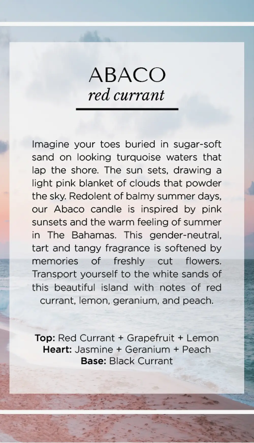 Malibu Apothecary Abaco Candle