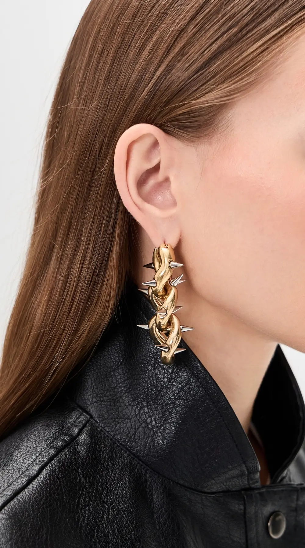 Acne Studios Chunky Chain Earrings