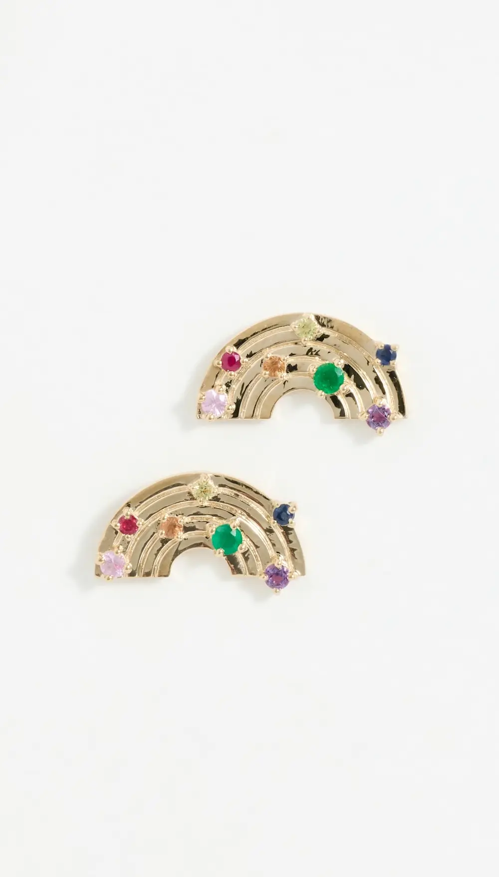 Sydney Evan 14k Rainbow Studs