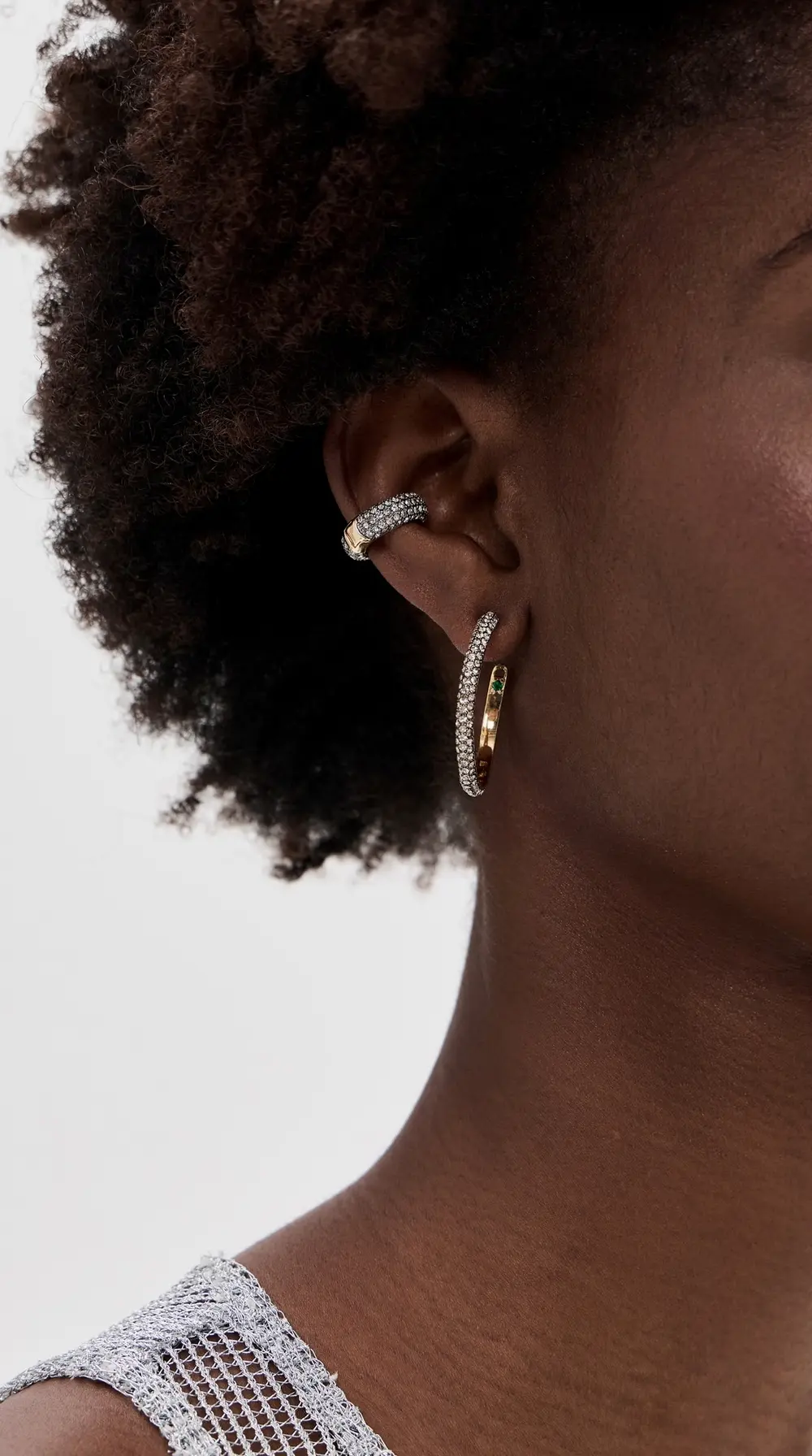 DEMARSON Calypso Pave Mini Earrings