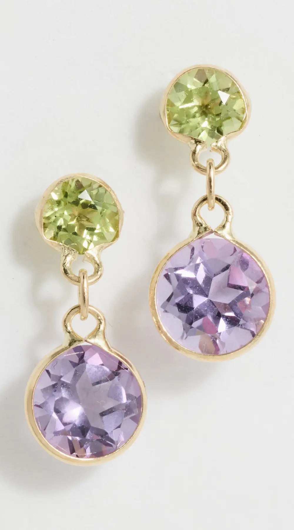 JIA JIA 18k Amethyst Sphere Drop Earrings