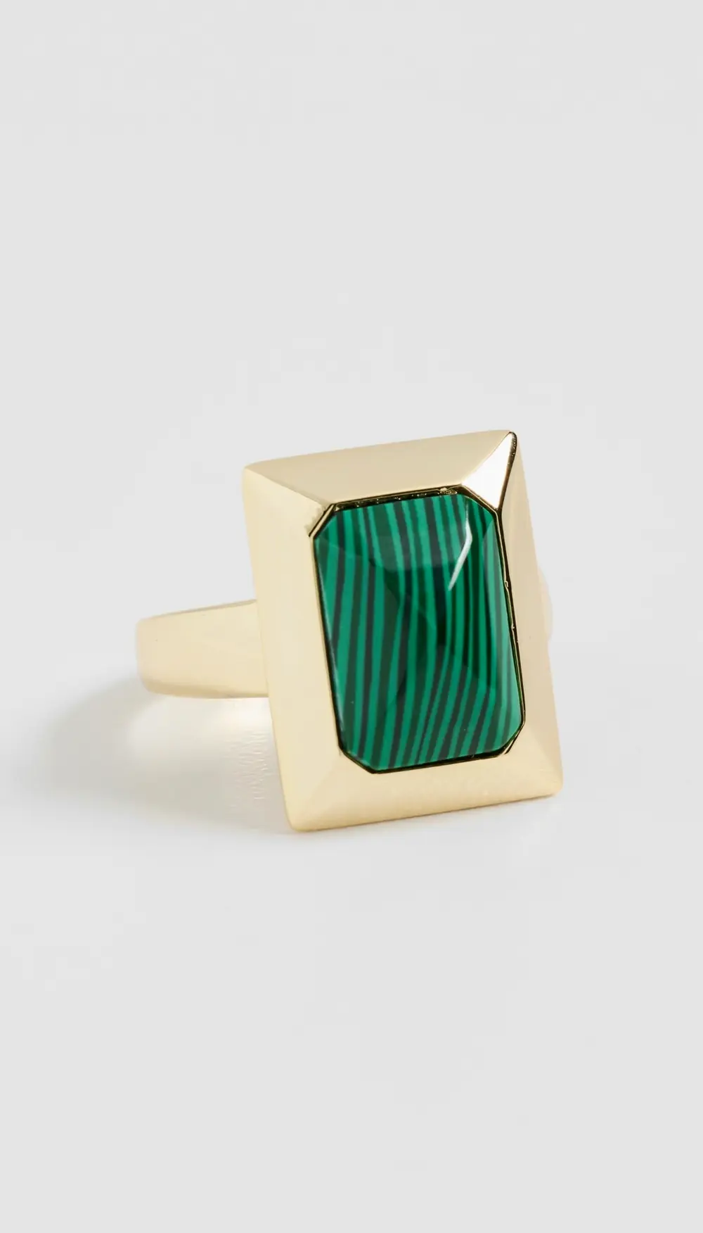 By Adina Eden Colored Baguette Stone Rectangle Ring