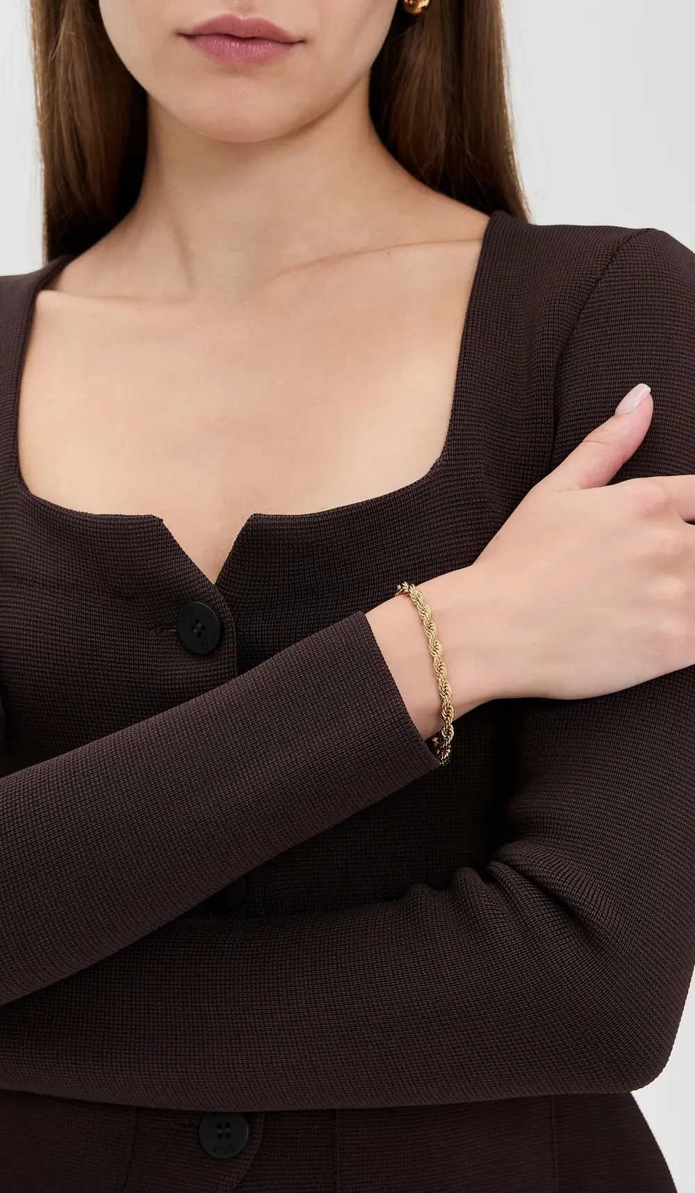 Anni Lu Golden Rope Bracelet