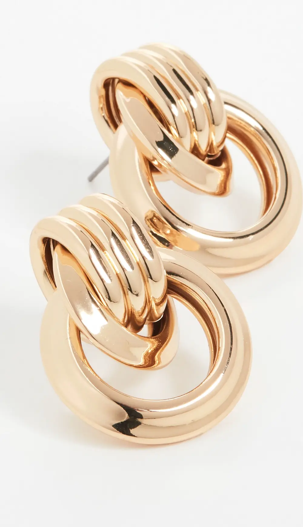 Kenneth Jay Lane 1 1/4' Polished Gold Love Knot Doorknock