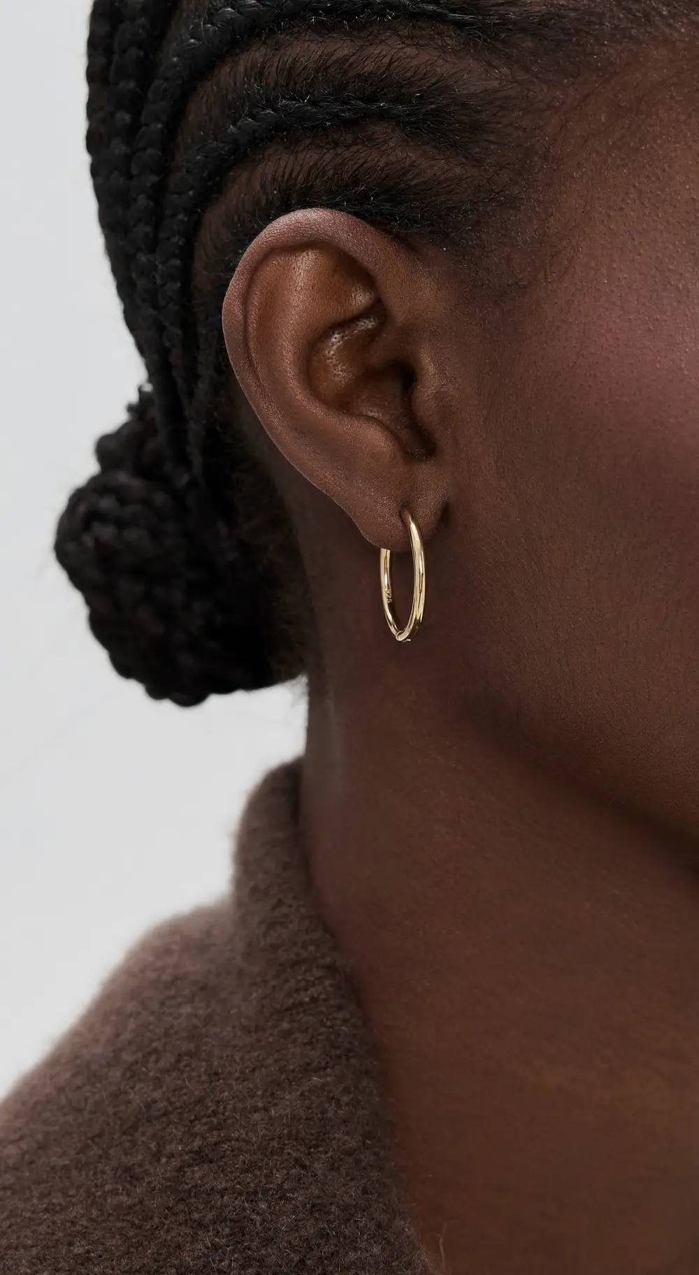 Madewell Demi Skinny Medium Hoop Earrings