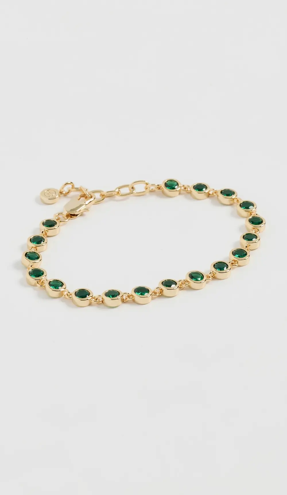 Ettika Crystal 18k Gold Plated Link Bracelet