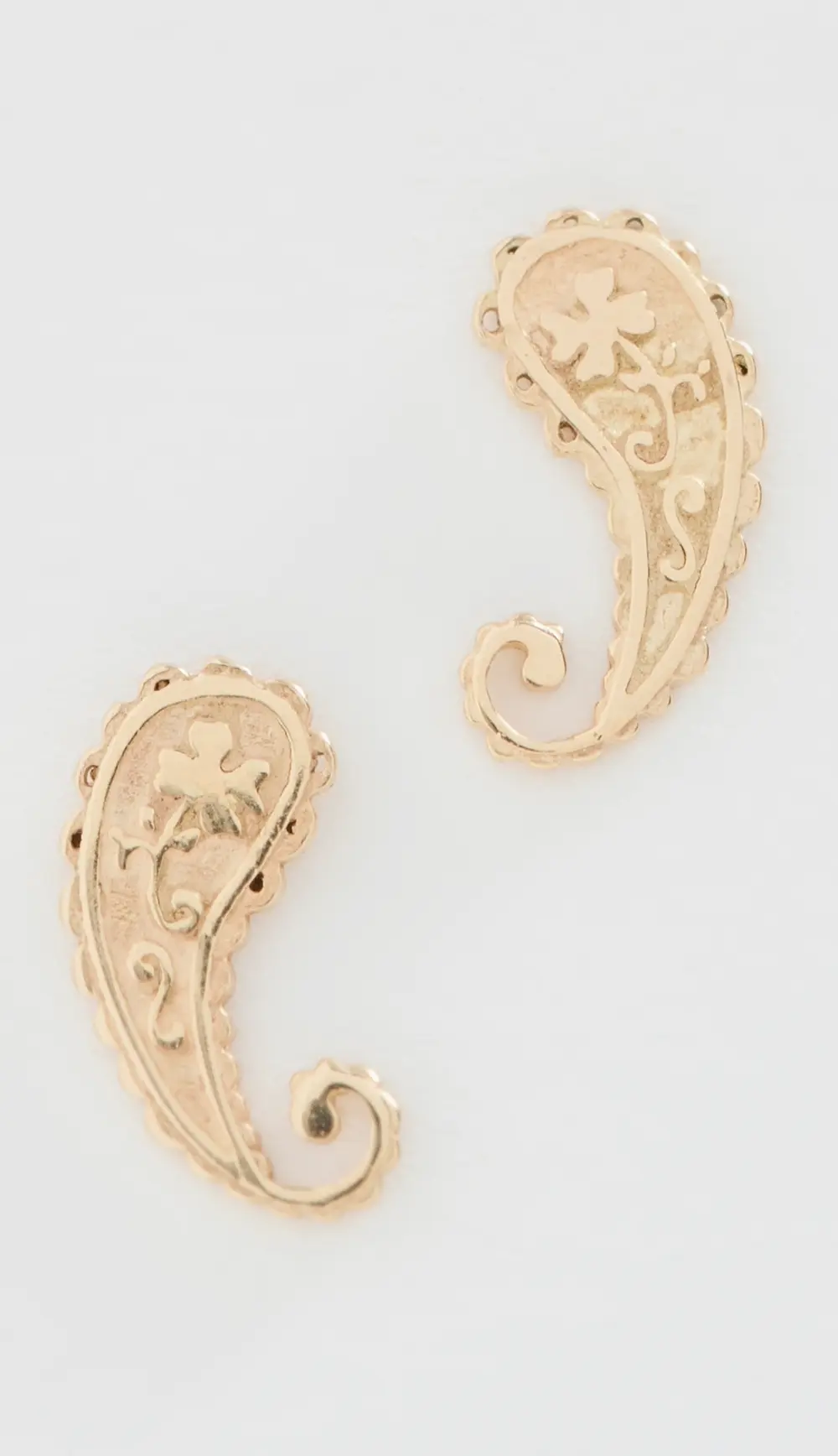 Marlo Laz 14k Paisley Studs
