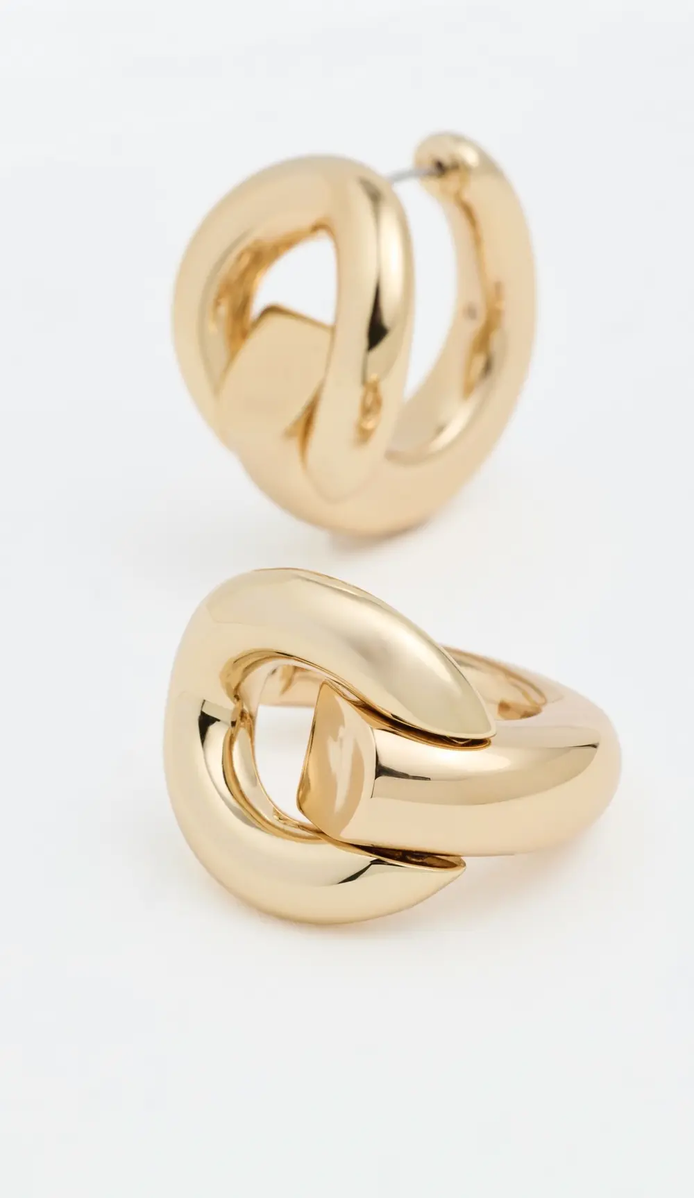 Tory Burch Pierced Hoop Earrings