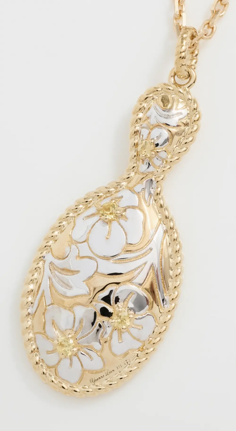 Yvonne Leon Pendentif Joli Miroir Necklace