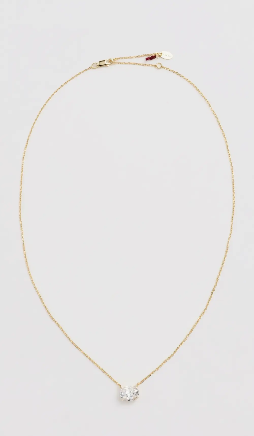 SHASHI Oval East To West Necklace