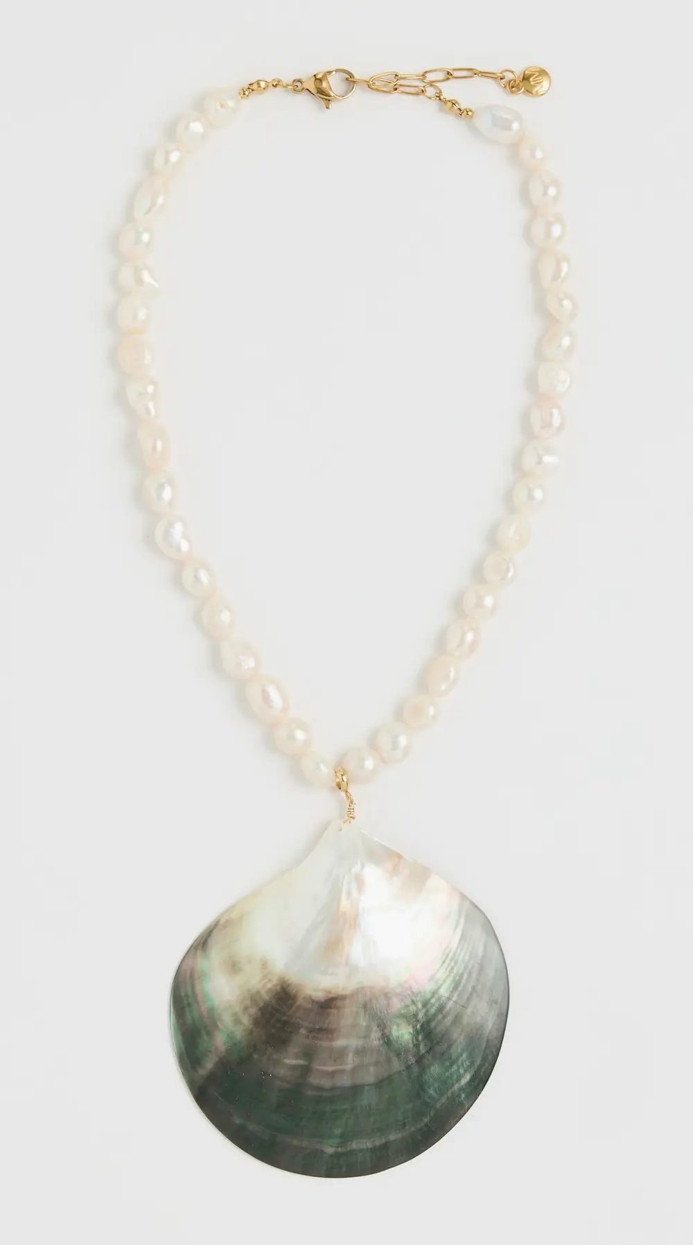 MAYAMAR Large Pearl and Shell Necklace