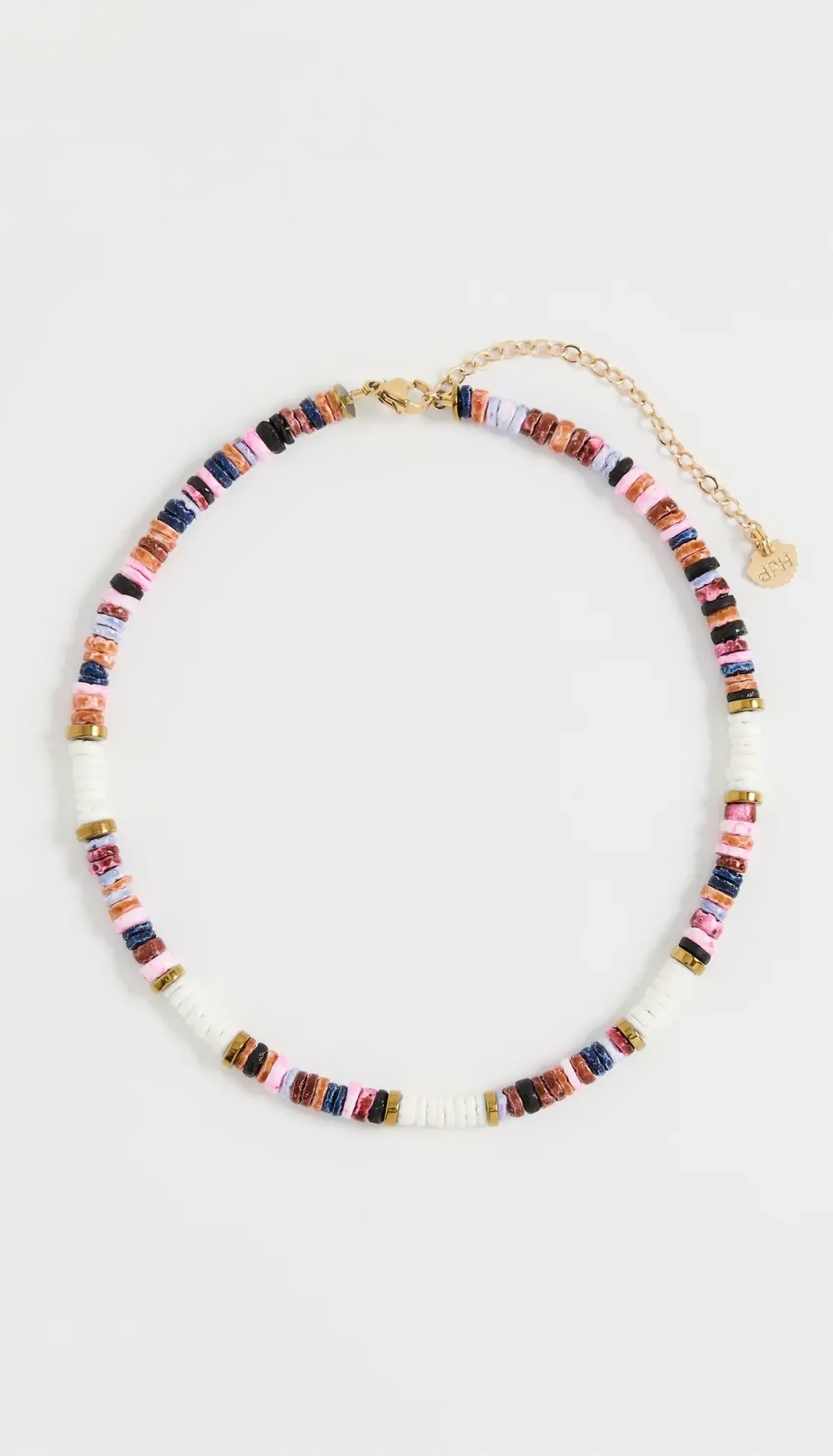 Hijas de Puka Multi Color Dyed Sea Shell Puka Necklace
