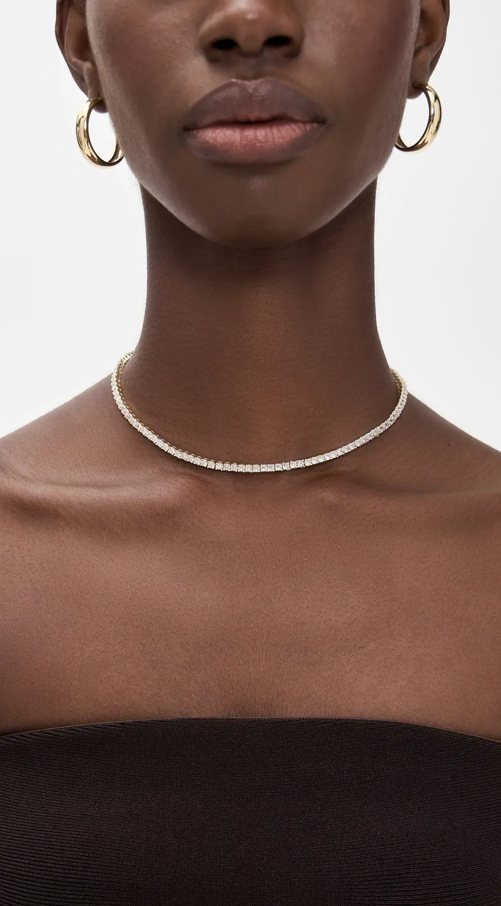 SHASHI Medium Tennis Necklace