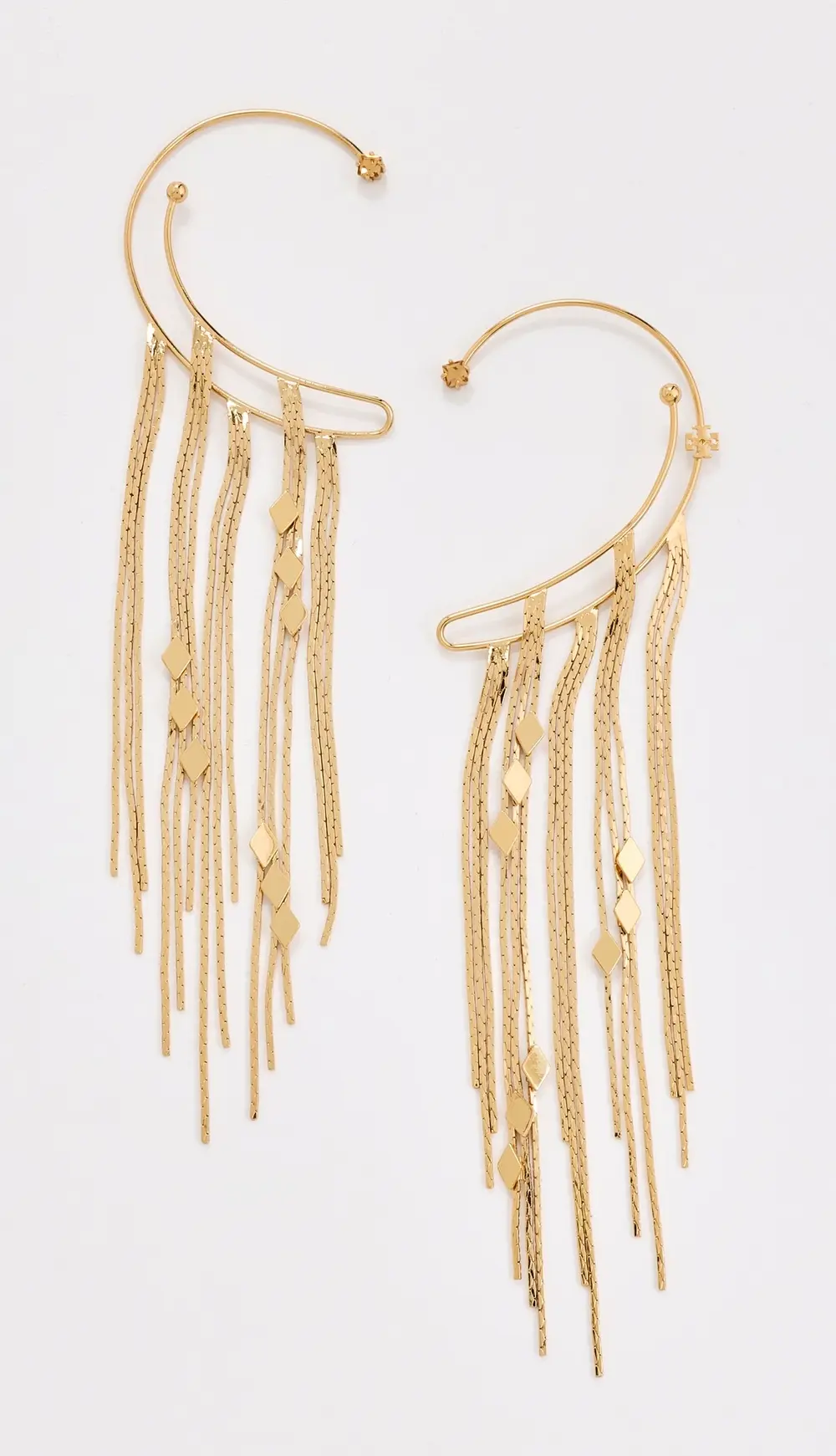 Tory Burch Runway Chain Ear Cuffs