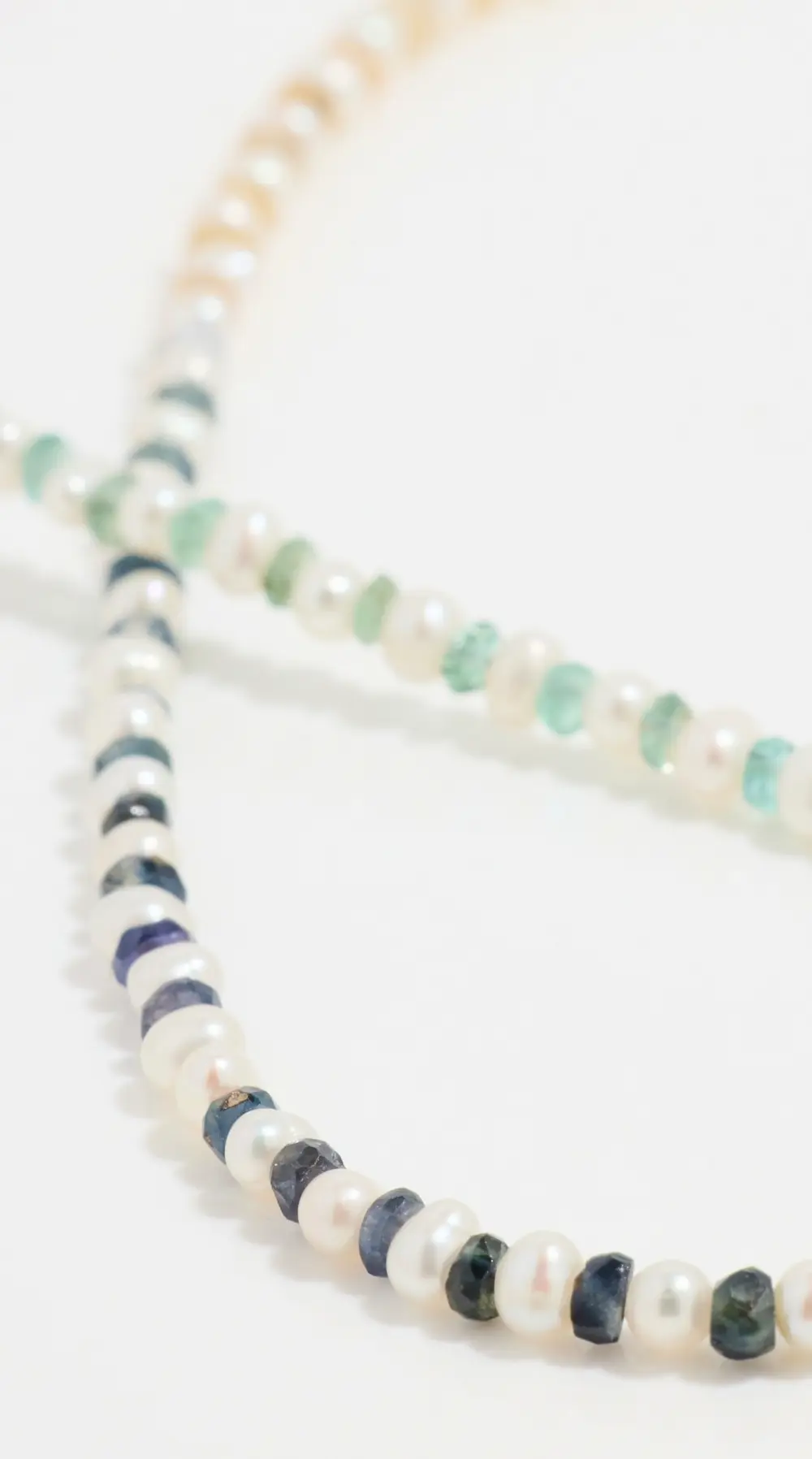 JIA JIA 14k Connection Mini Pearl and Rainbow Necklace