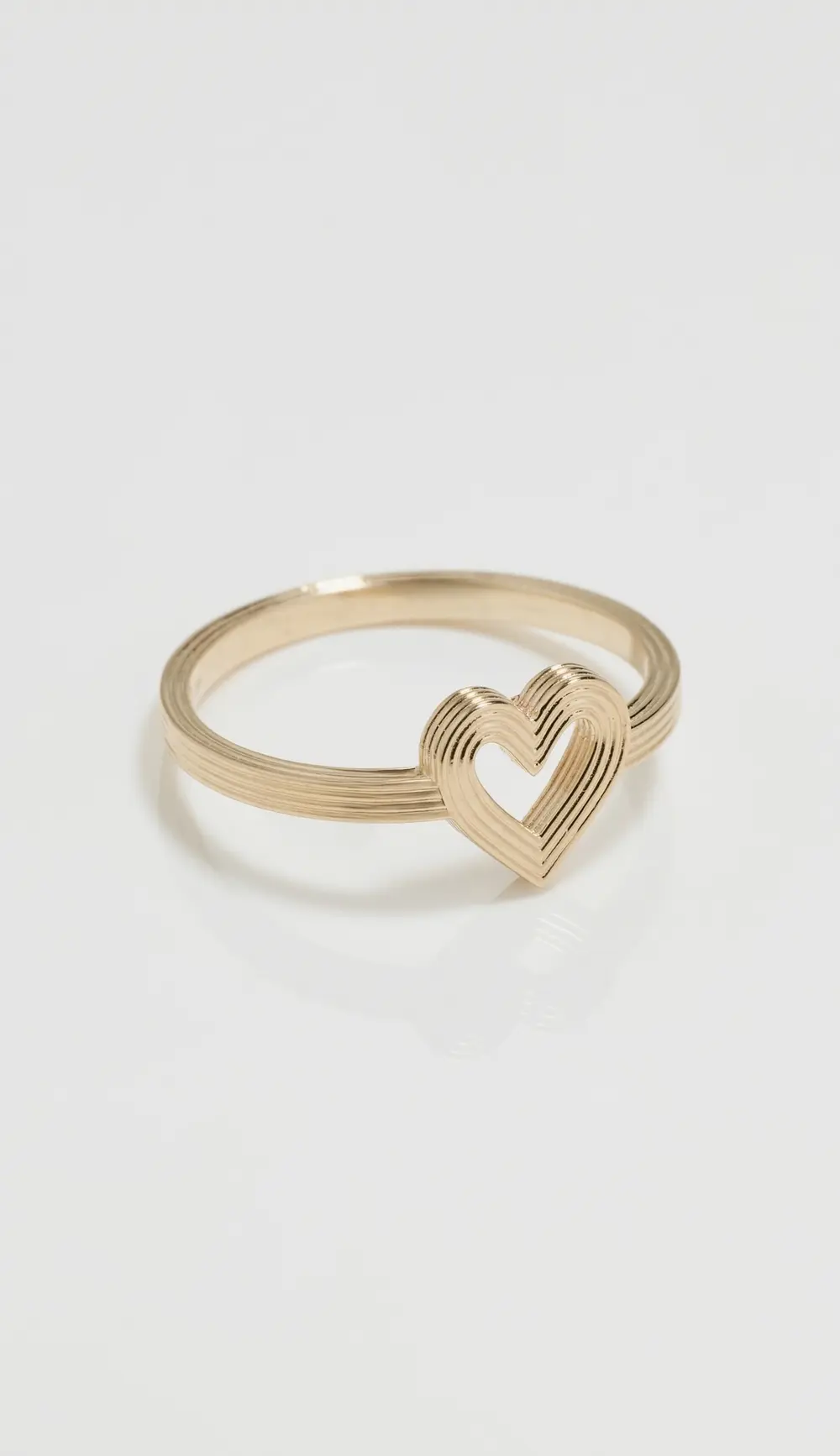 Sydney Evan 14k Open Heart Ring