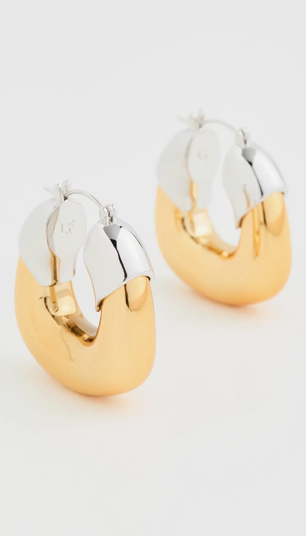 Lizzie Fortunato Hoops In Mixed Metal