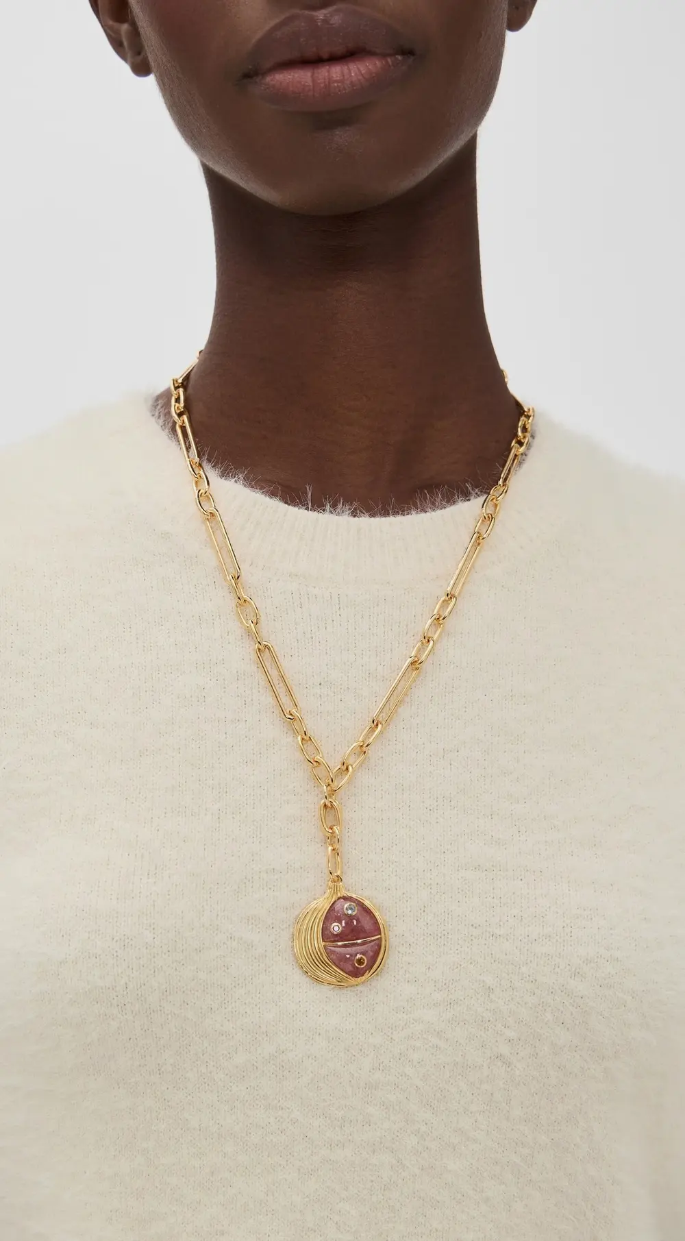 Lizzie Fortunato Pomegranate Pendant Necklace