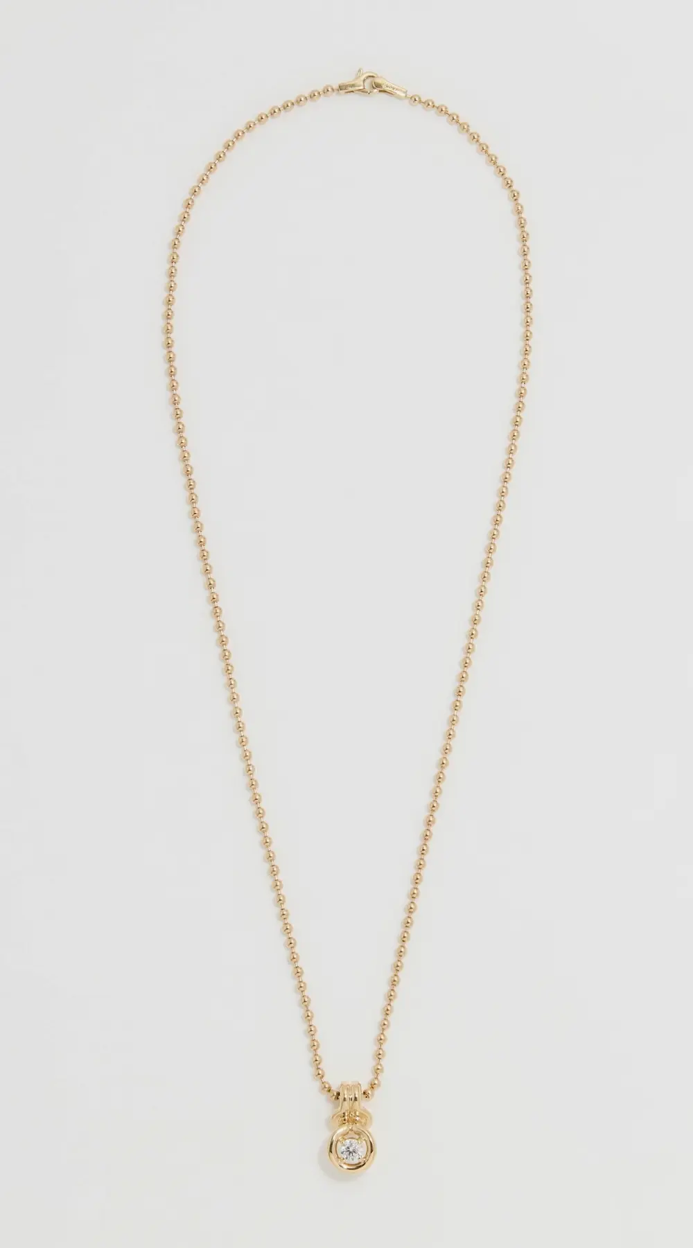 Melissa Kaye 18k Rocky Pendant Necklace