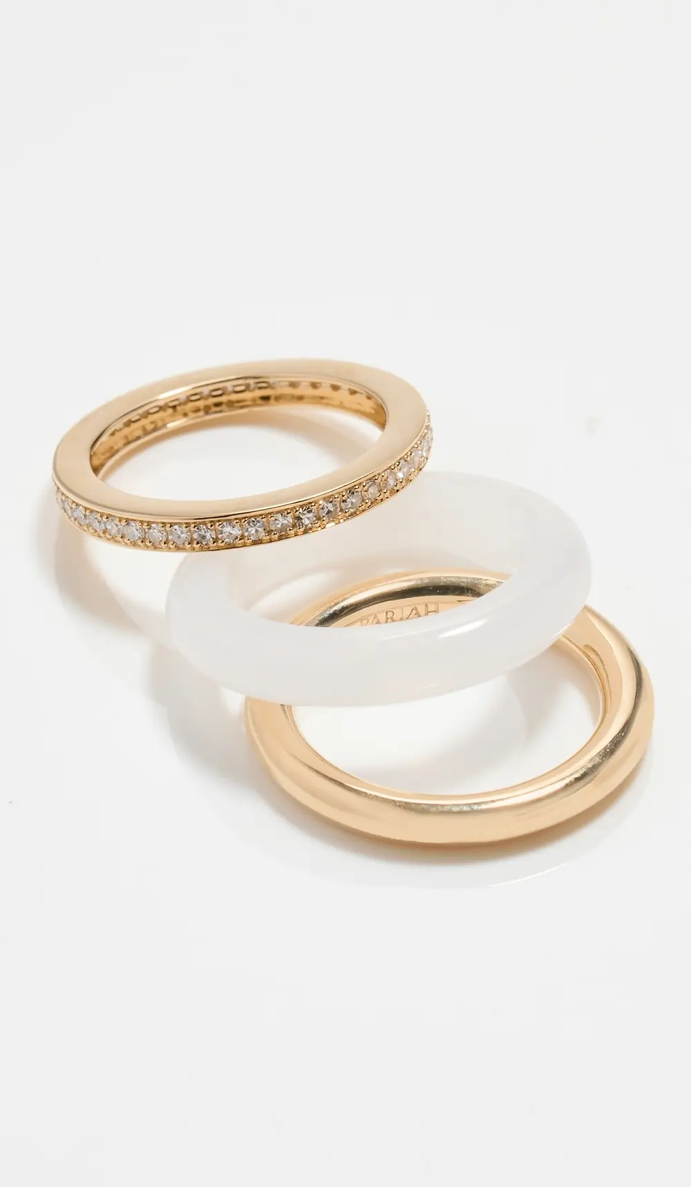 By Pariah Slim Classic Ring Stack Set