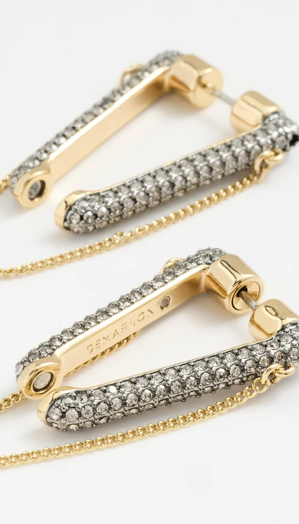 DEMARSON Vera Mini Pave Earrings