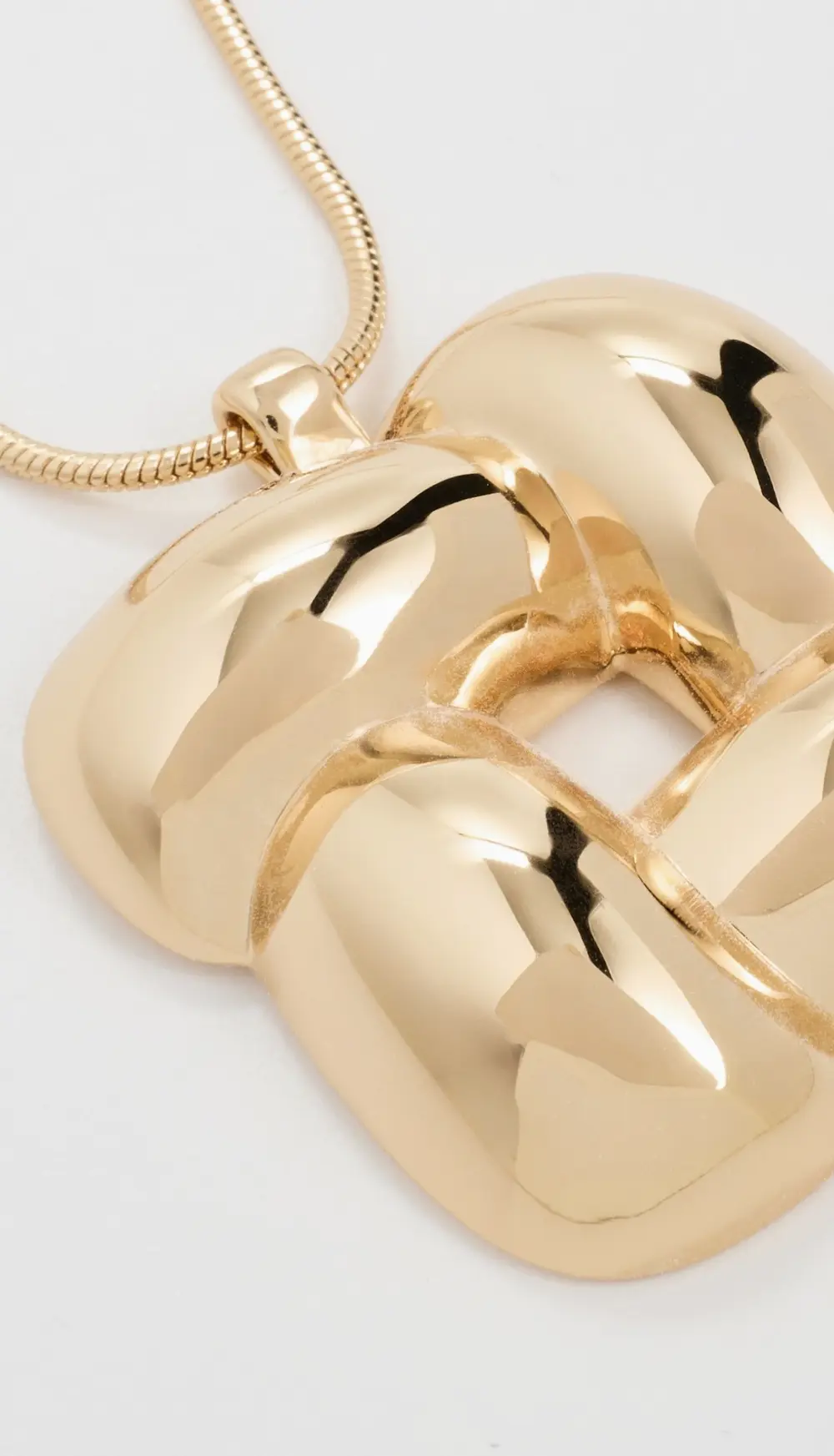 JENNY BIRD Woven Square Pendant Necklace