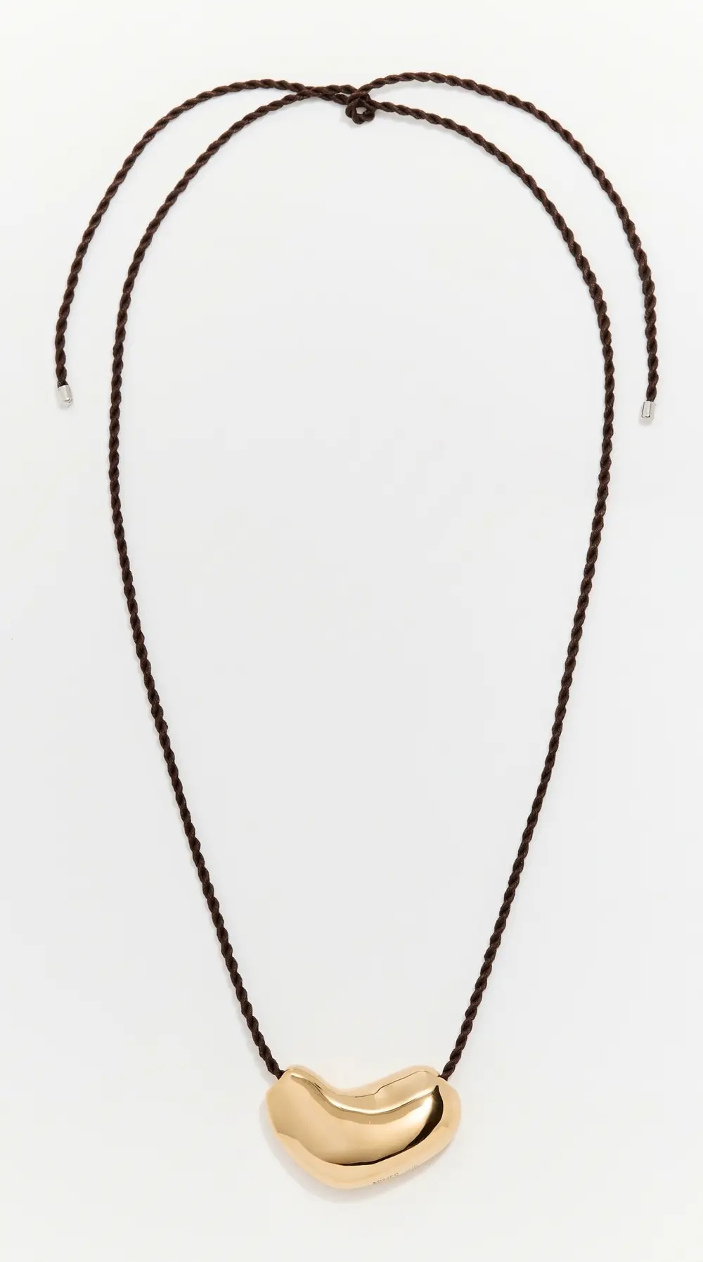 AGMES Sculpted Heart Pendant Necklace