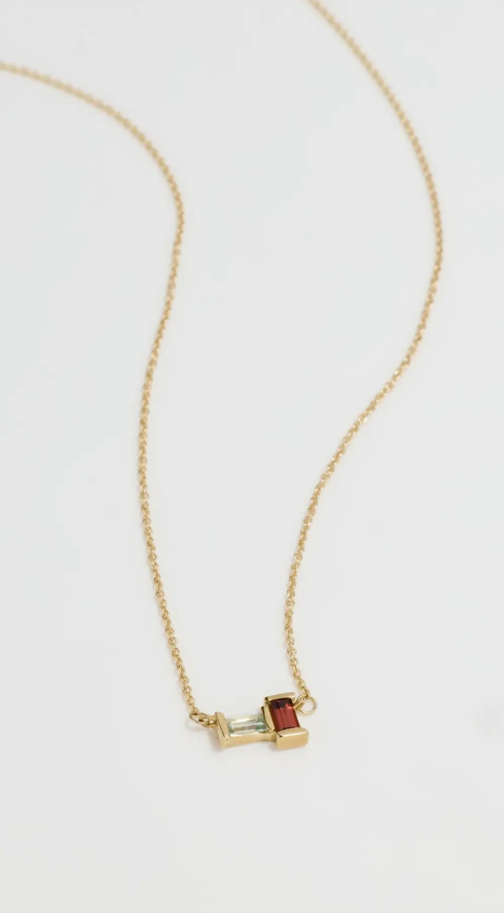 ALIITA Tu Y Yo Baguette Necklace