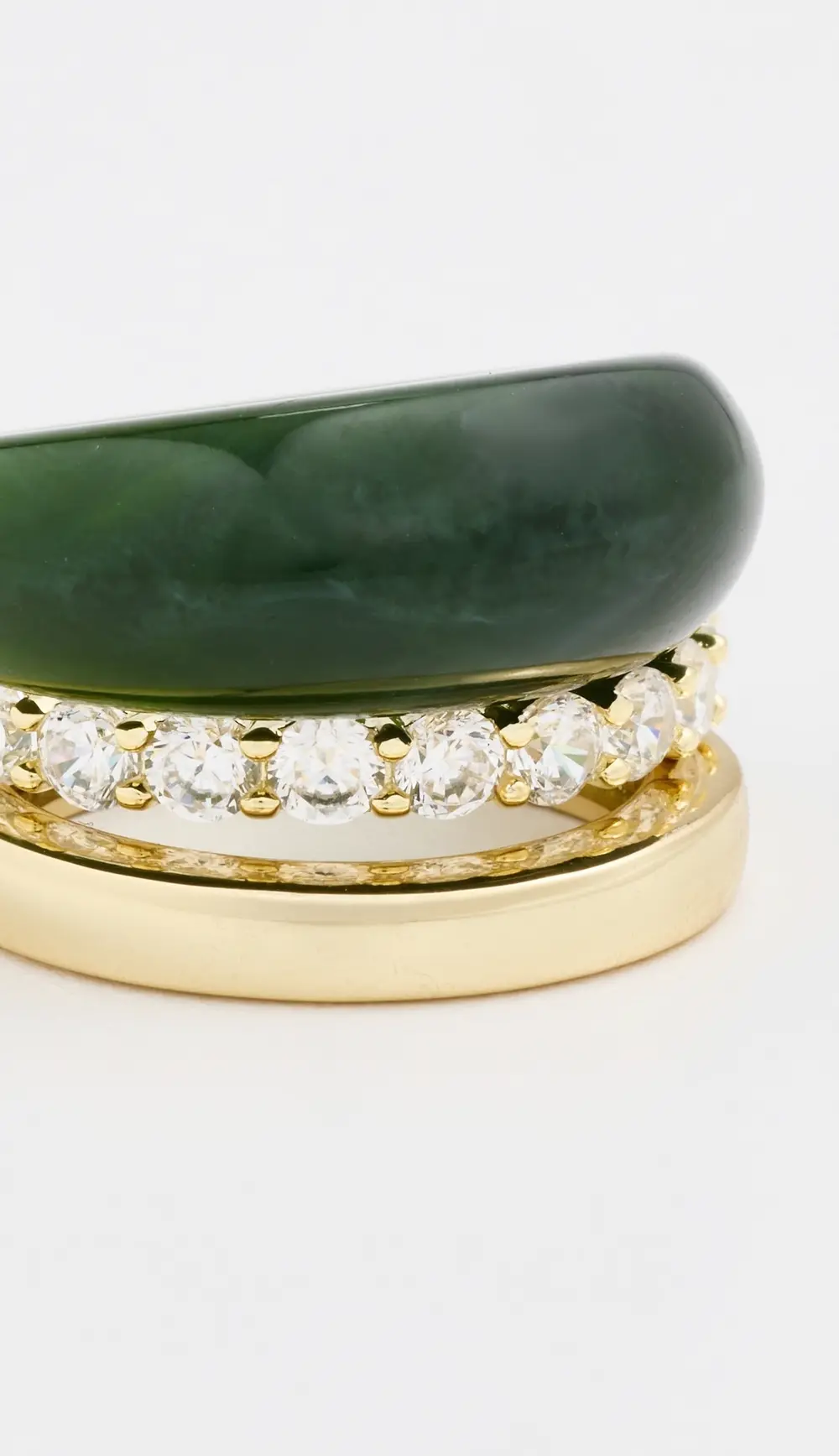 SHASHI Jacques Pave Ring Set