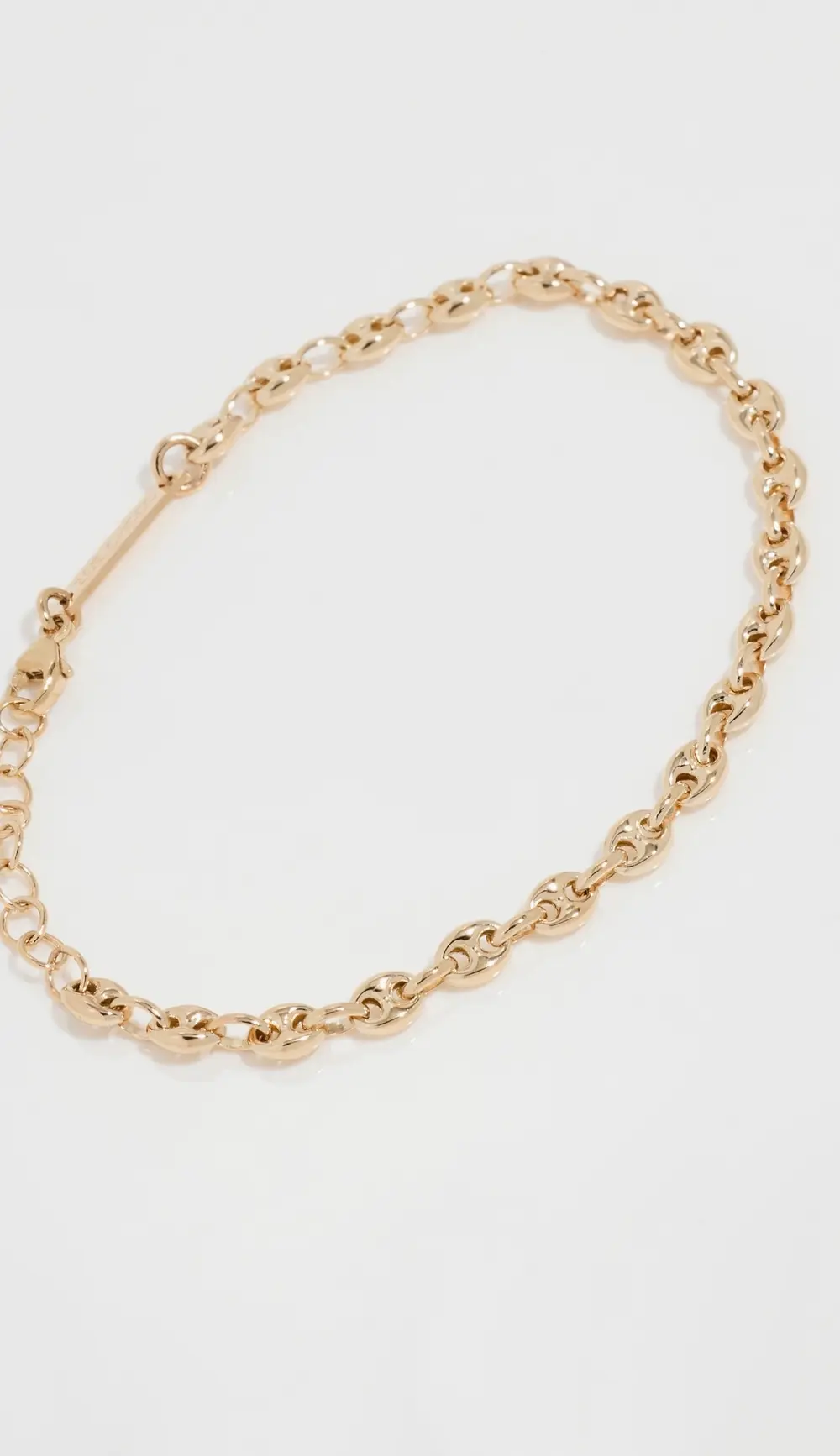 Zoe Chicco 14k Gold Small Puffed Mariner Bracelet