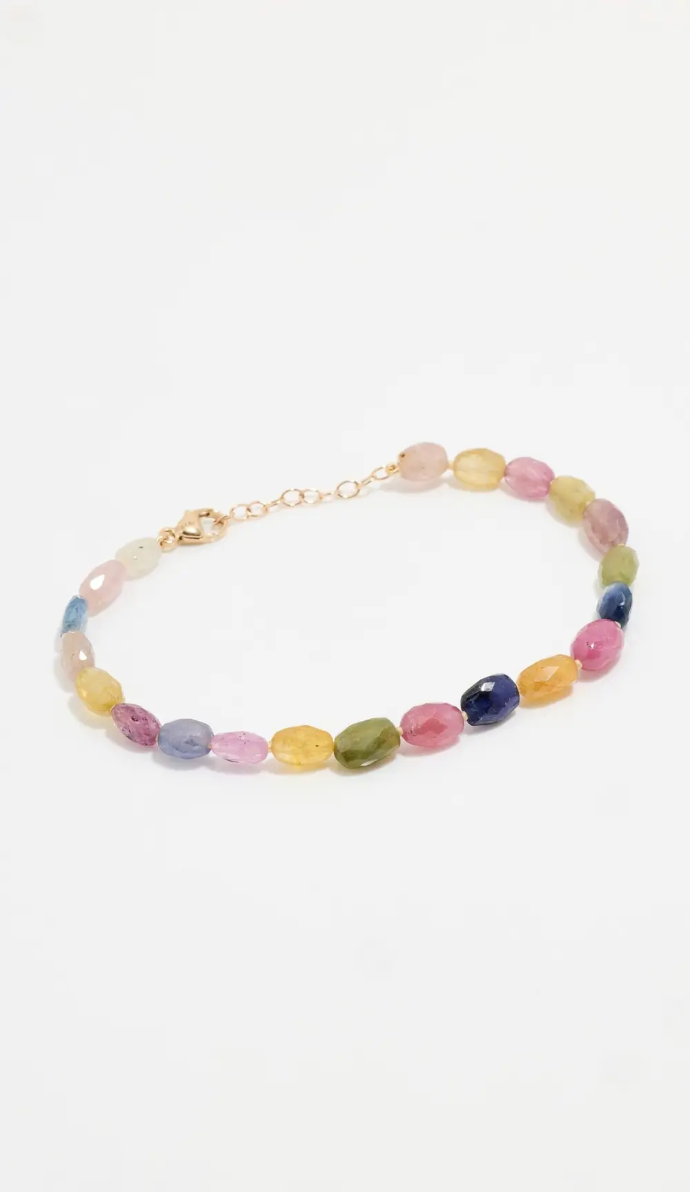 JIA JIA 14k Large Rainbow Sapphire Candy Bracelet