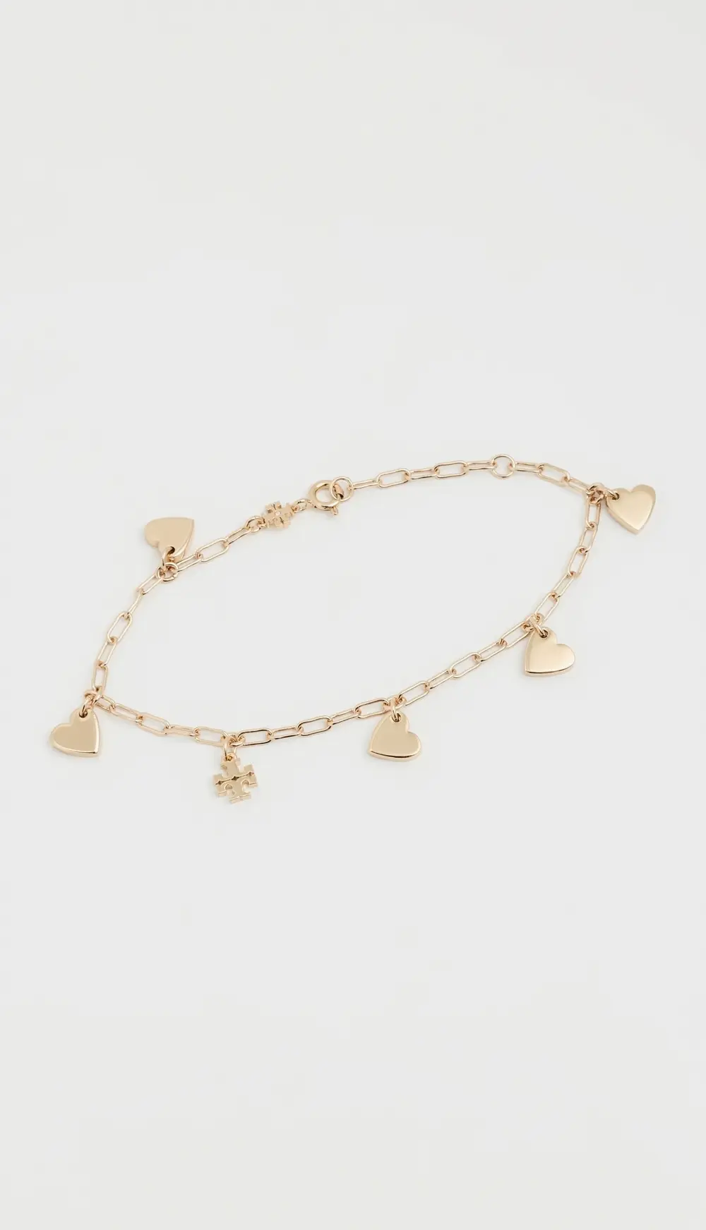 Tory Burch Good Luck Chain Heart Bracelet