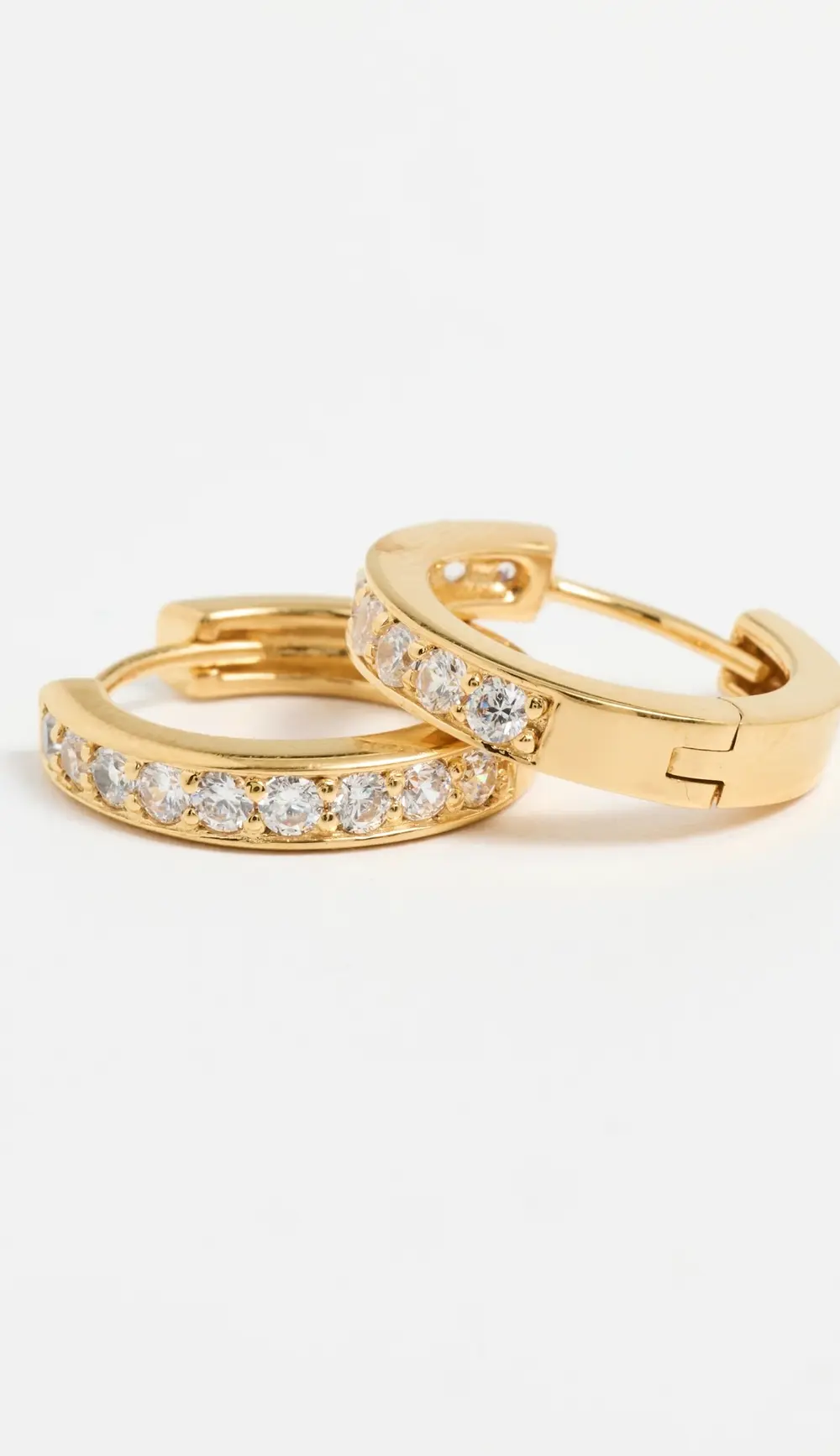 Gwen Beloti CZ Huggie Medium Earrings